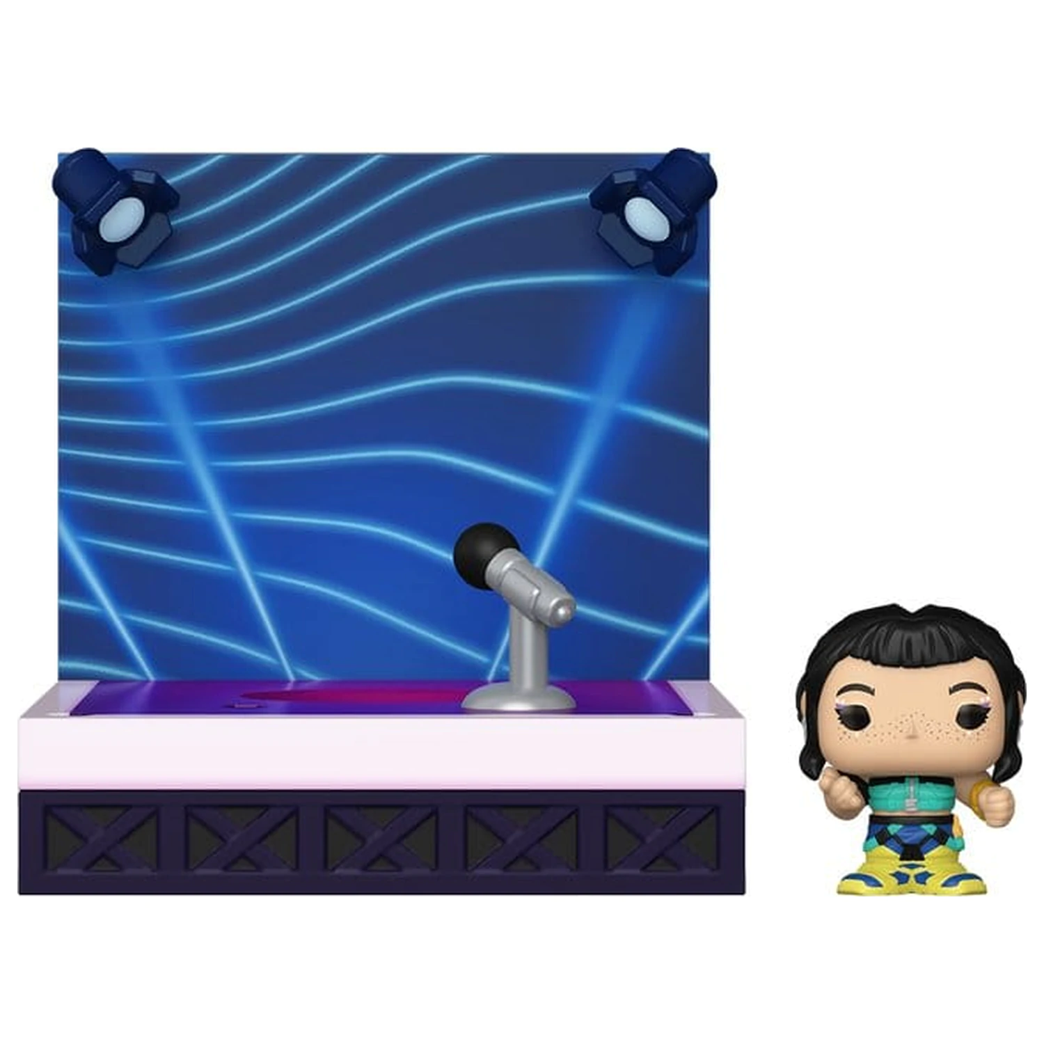 KPop Demon Hunters Figurina de vinil Bitty Funko POP! Stages Zoey 2,5 cm poza produsului