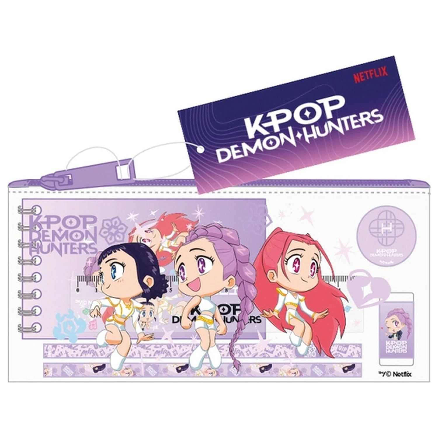 Kpop Demon Hunters Chibi set de papetărie pentru activități poza produsului