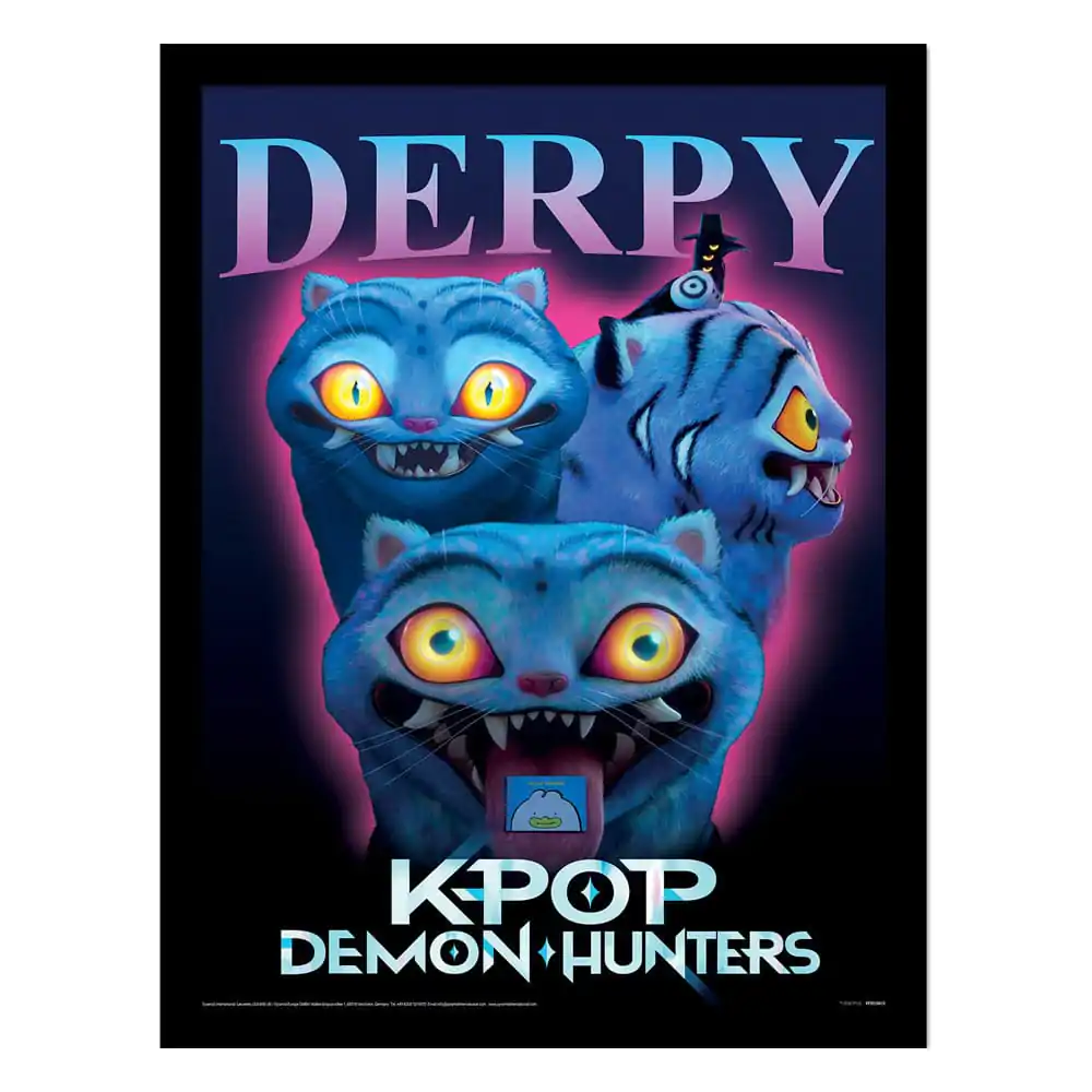 KPop Demon Hunters Tablou Colectie Inramat Poster Derpy poza produsului