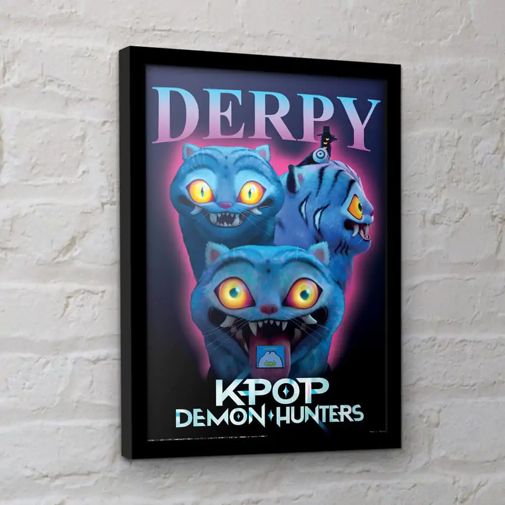 KPop Demon Hunters Tablou Colectie Inramat Poster Derpy poza produsului