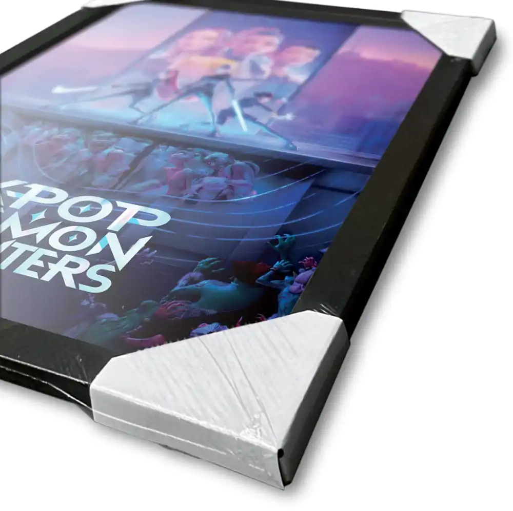 KPop Demon Hunters Collector Print Poster incadrat Key Art pentru film poza produsului