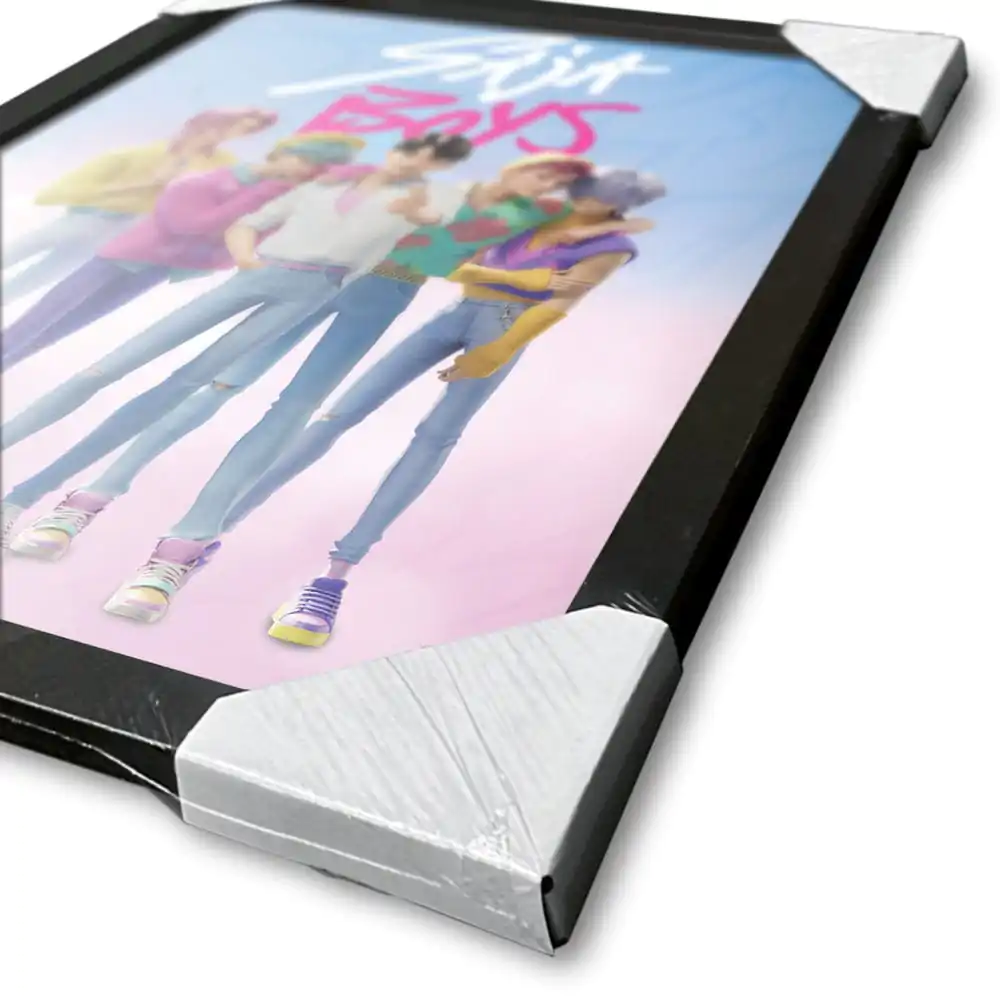 KPop Demon Hunters Collector Print Poster incadrat Saja Boys poza produsului