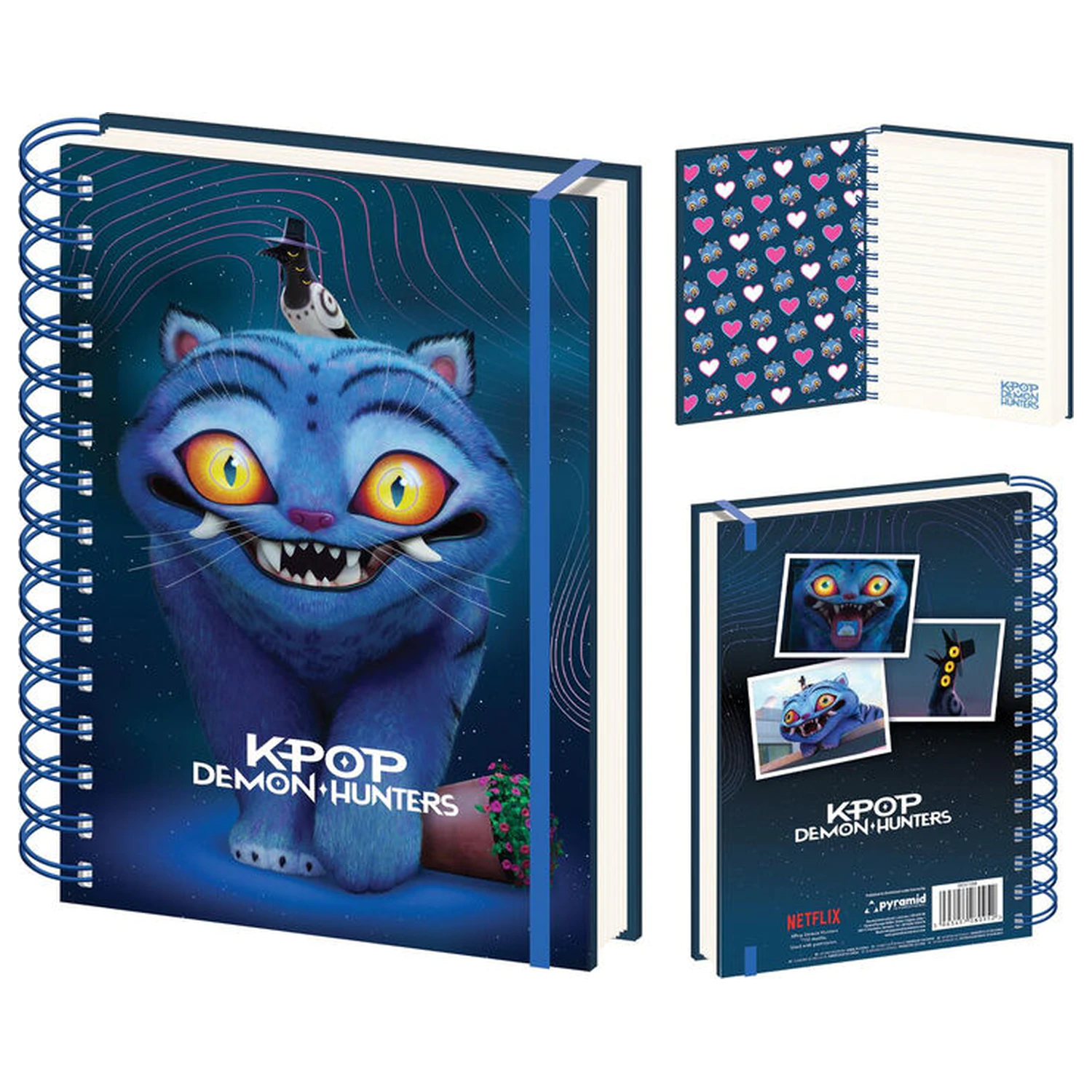 KPop Demon Hunters Derpy 3D lenticular caiet A5 poza produsului