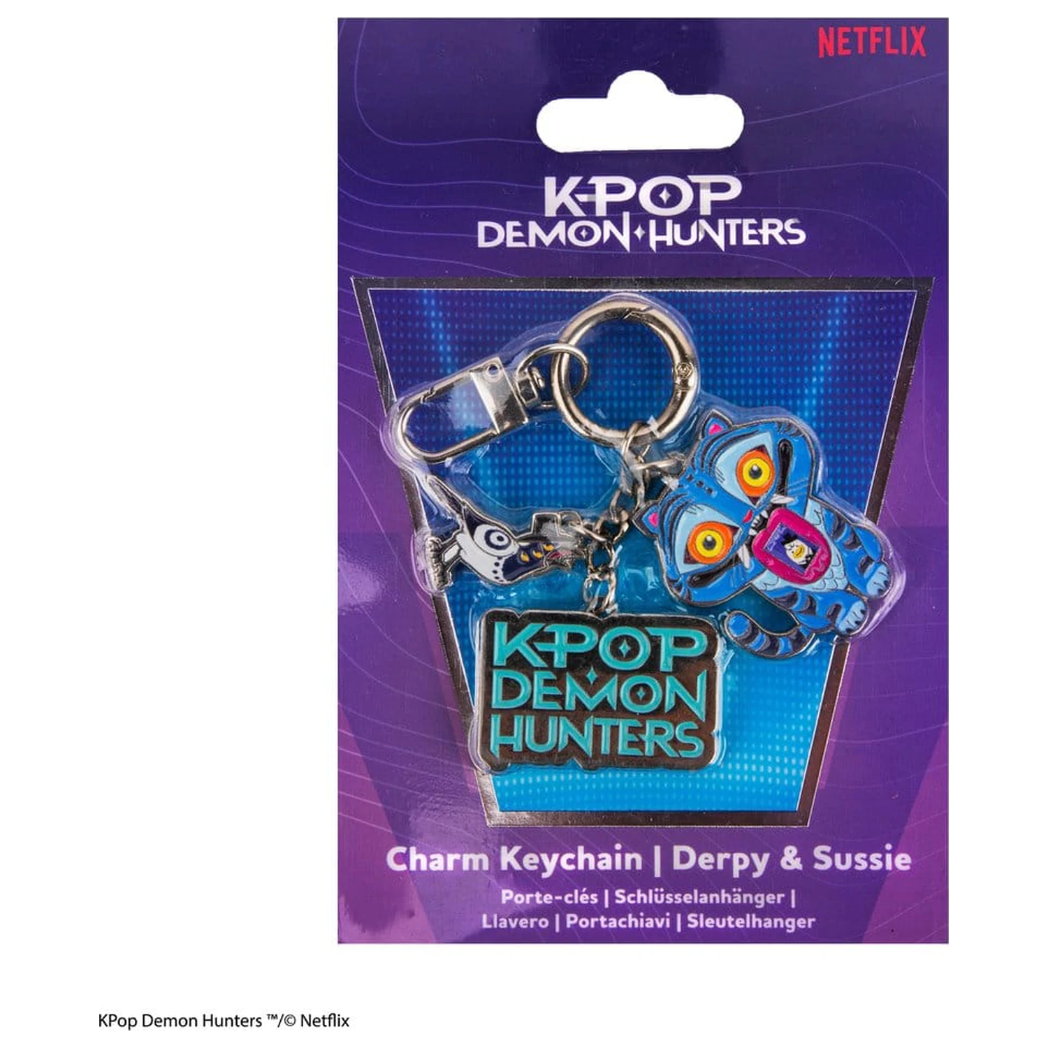 KPop Demon Hunters Charm Breloc Derpy & Sussie poza produsului