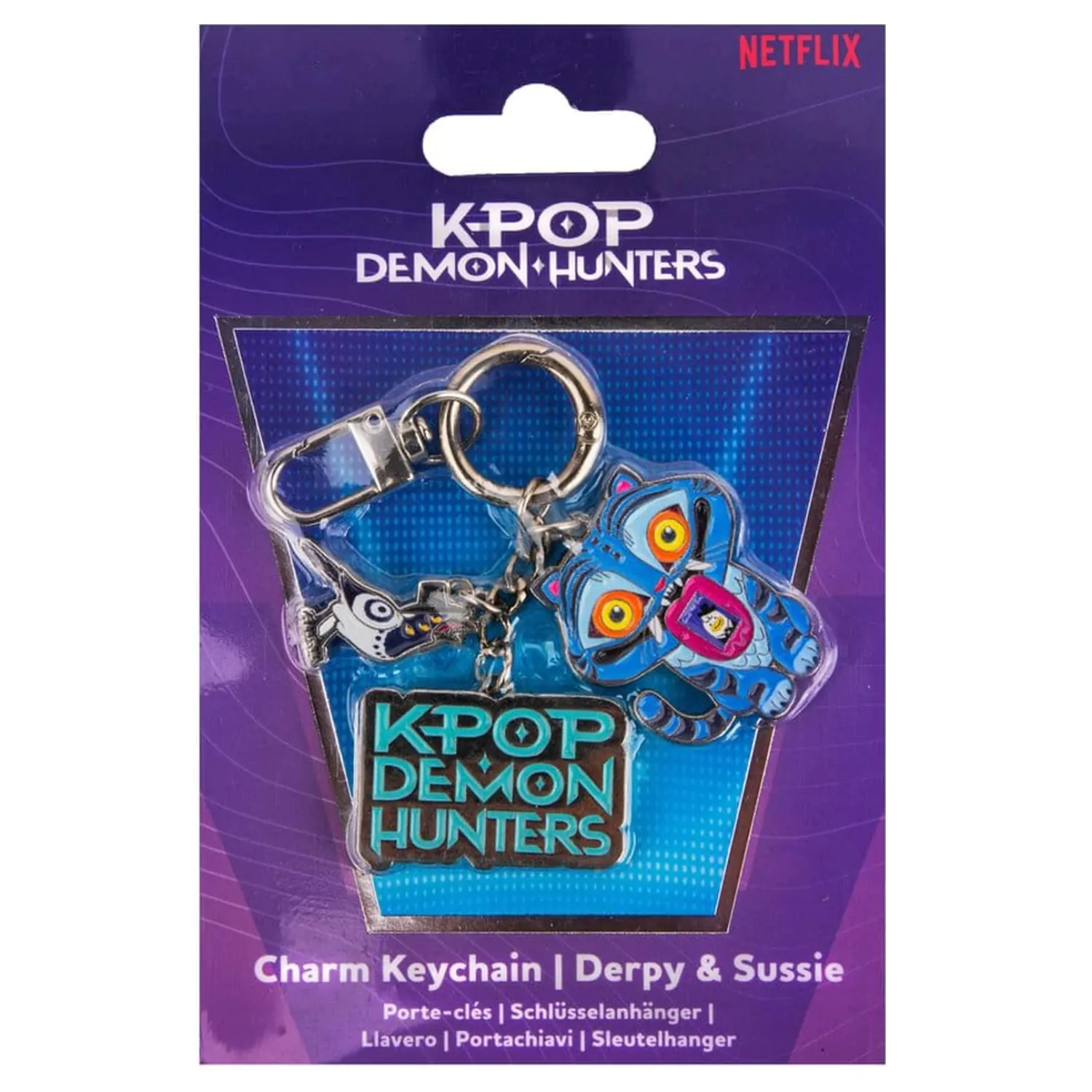 KPop Demon Hunters Charm Breloc Derpy & Sussie poza produsului