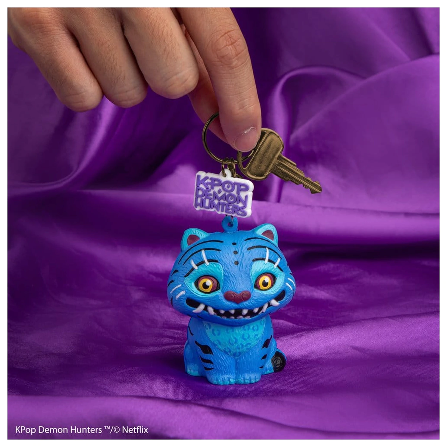 KPop Demon Hunters breloc squishy Tigru Derpy poza produsului