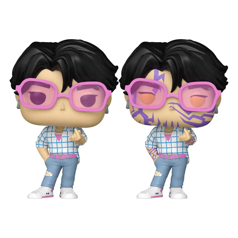 KPop Demon Hunters Funko POP! Animation Vinyl Figures Jinu w/Chase 9 cm Set 5 + 1 piese poza produsului