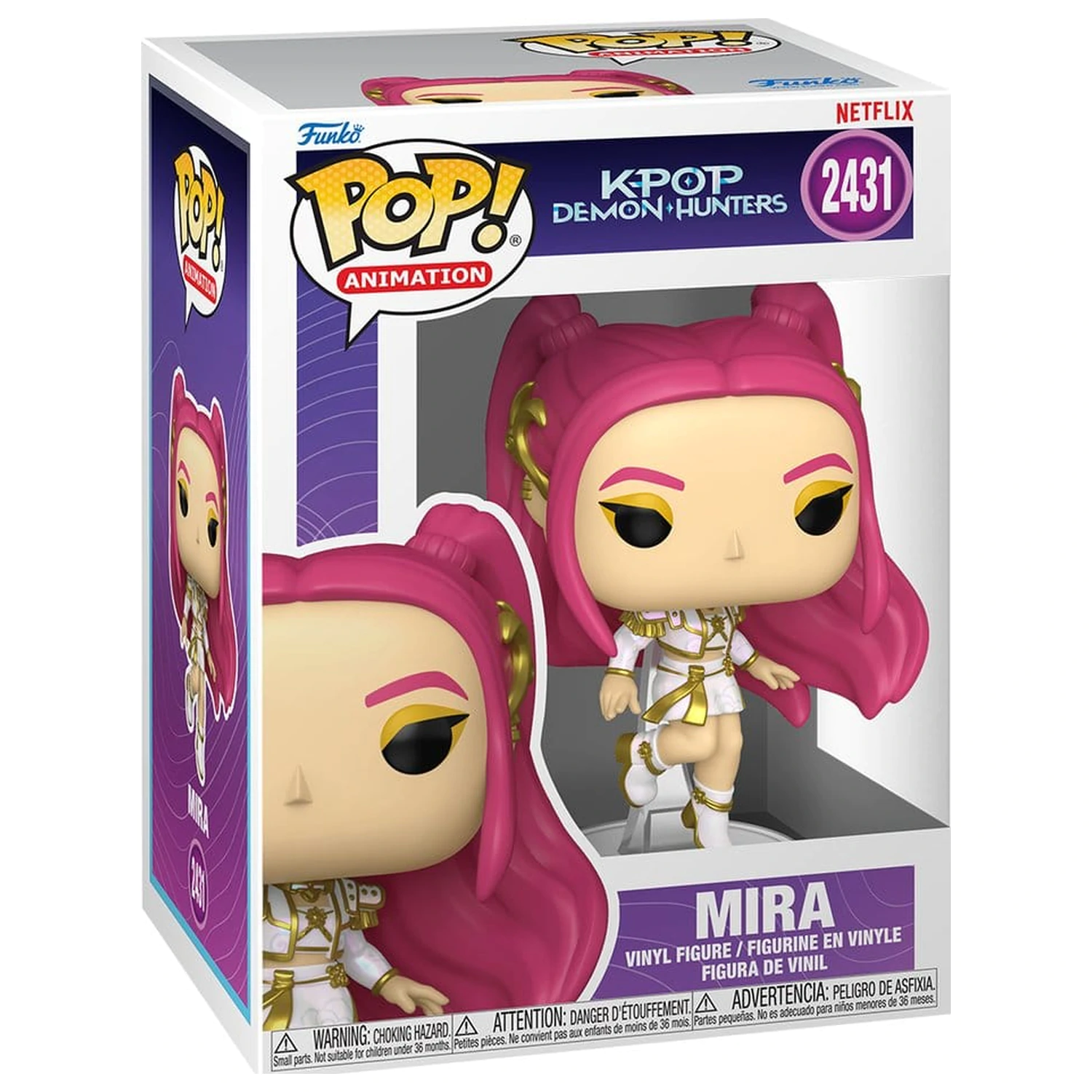 KPop Demon Hunters Funko POP! Figurina de vinil de animatie Mira 9 cm poza produsului