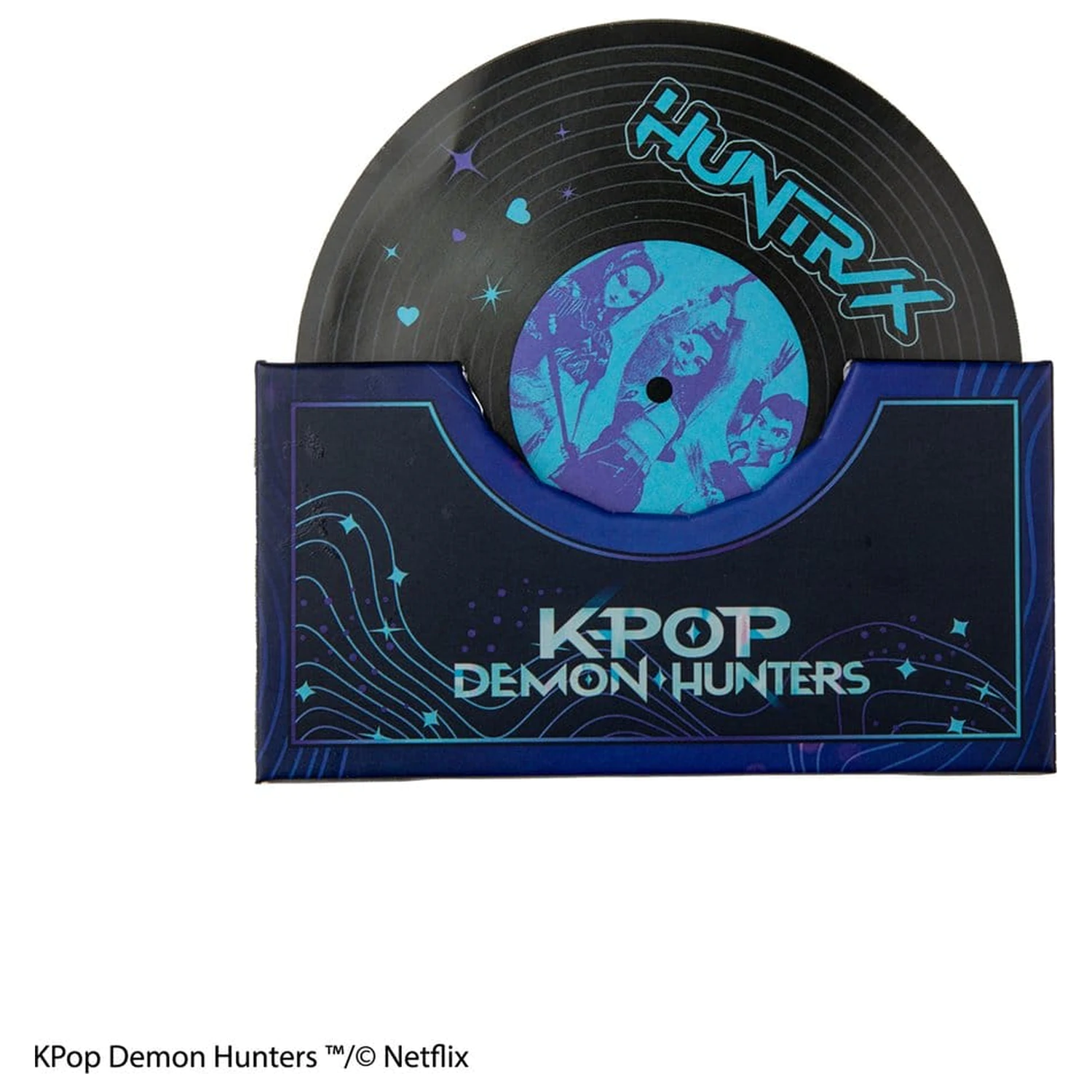 KPop Demon Hunters Set de 4 Coasters Hunters & Demons Soundtrack poza produsului