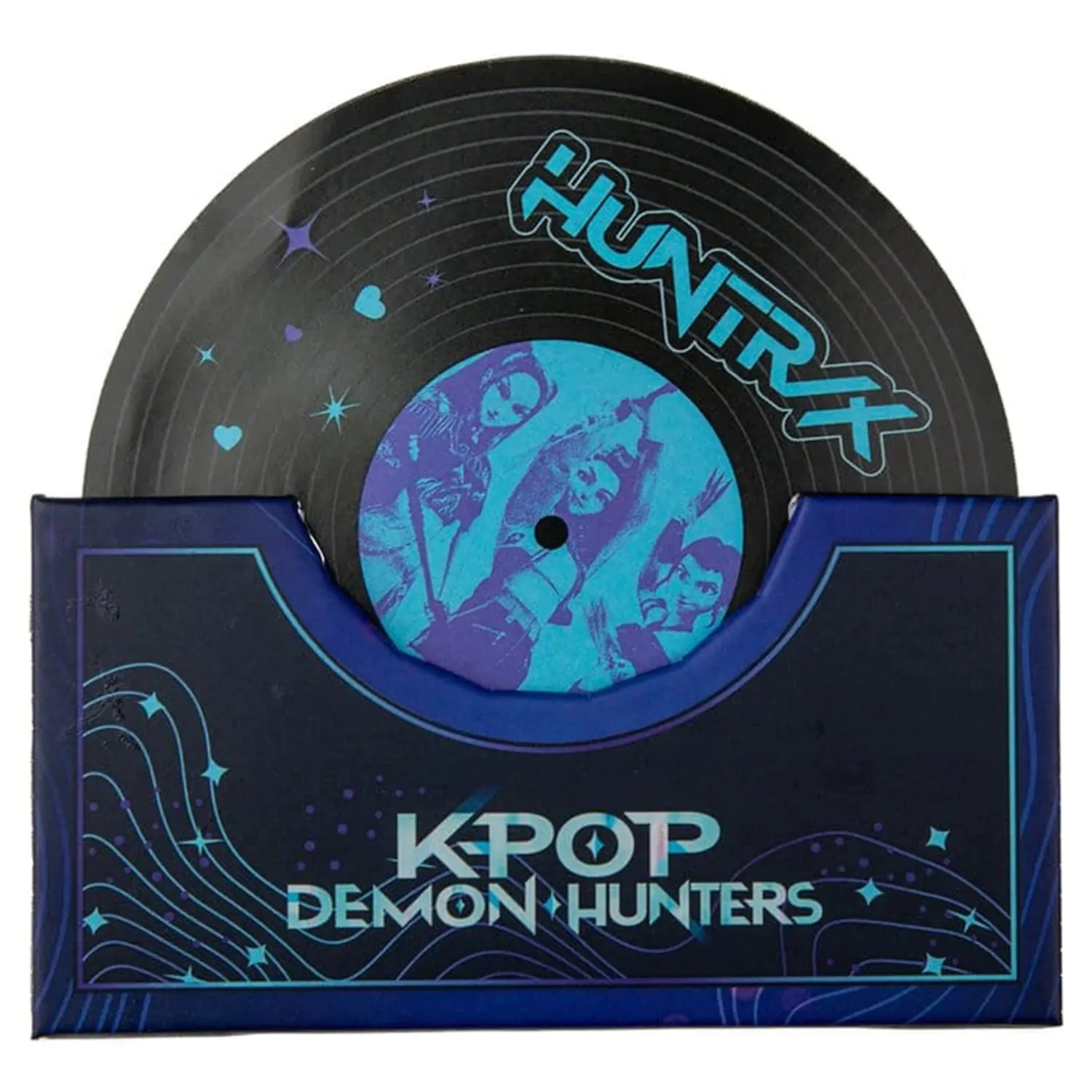 KPop Demon Hunters Set de 4 Coasters Hunters & Demons Soundtrack poza produsului