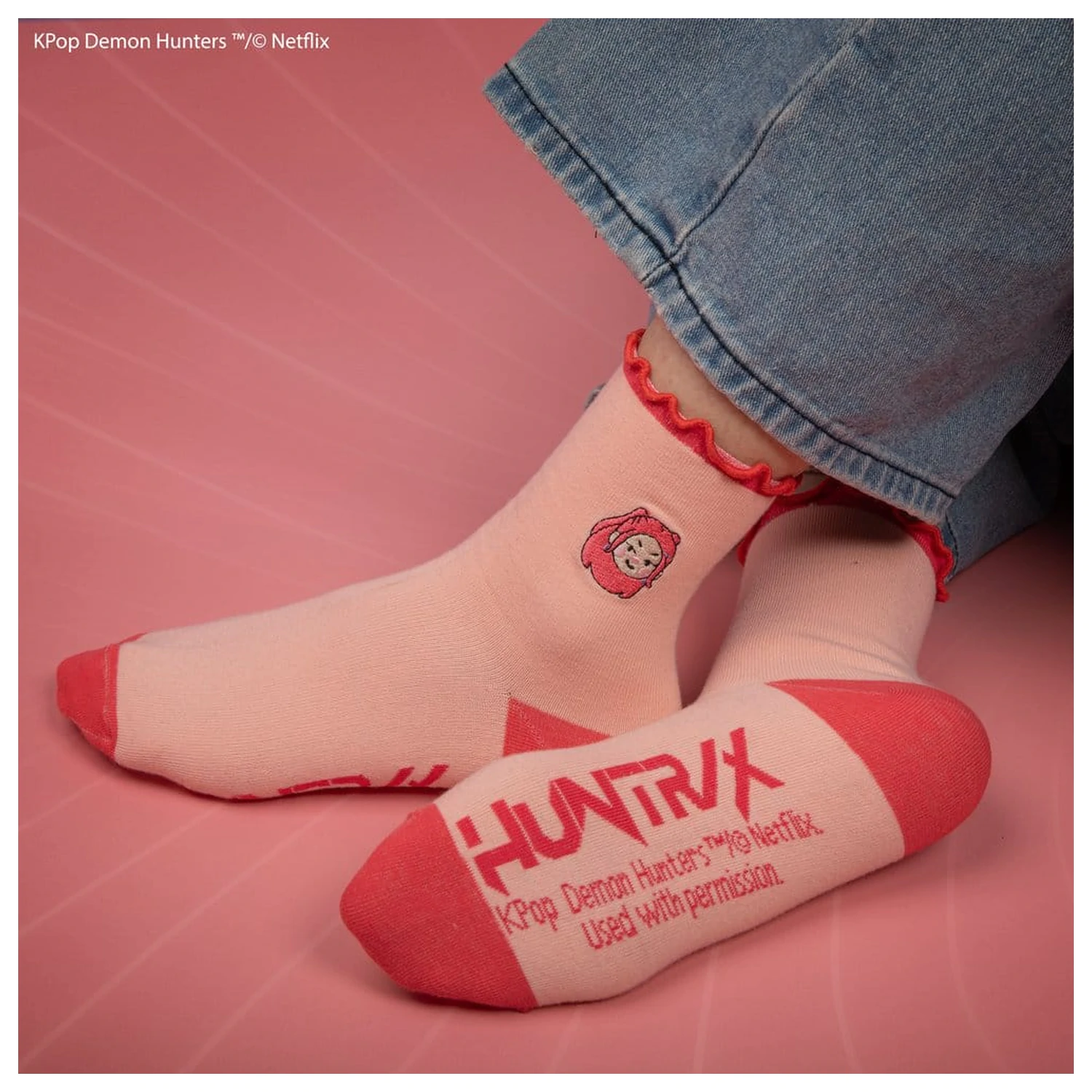 KPop Demon Hunters Set de șosete de 3 bucăți HUNTR/X poza produsului