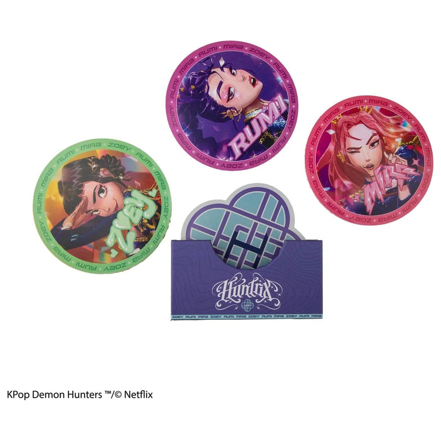 KPop Demon Hunters Set de 4 subpahare HUNTR/X poza produsului