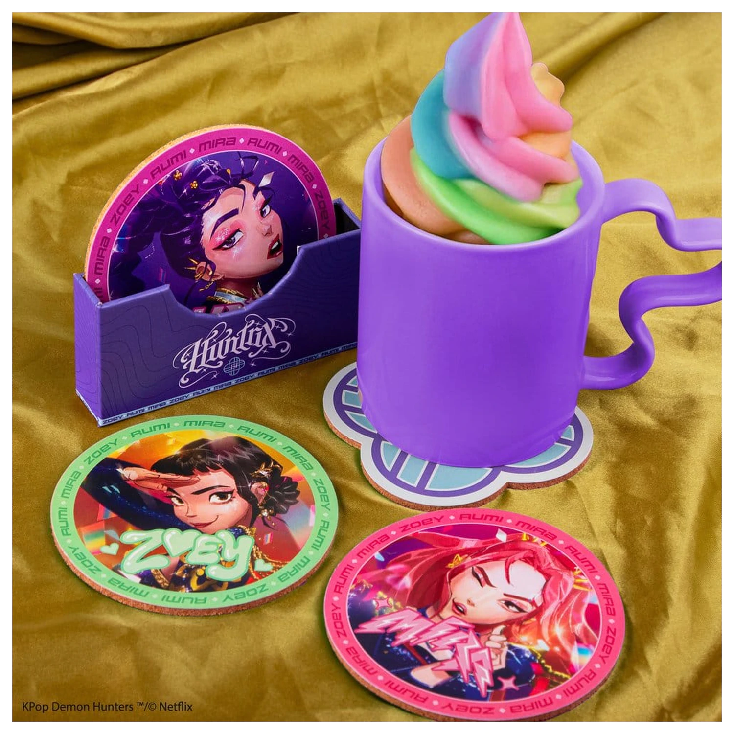 KPop Demon Hunters Set de 4 subpahare HUNTR/X poza produsului