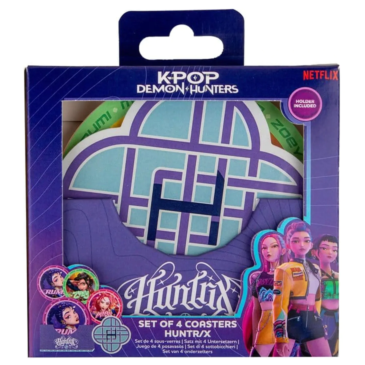 KPop Demon Hunters Set de 4 subpahare HUNTR/X poza produsului