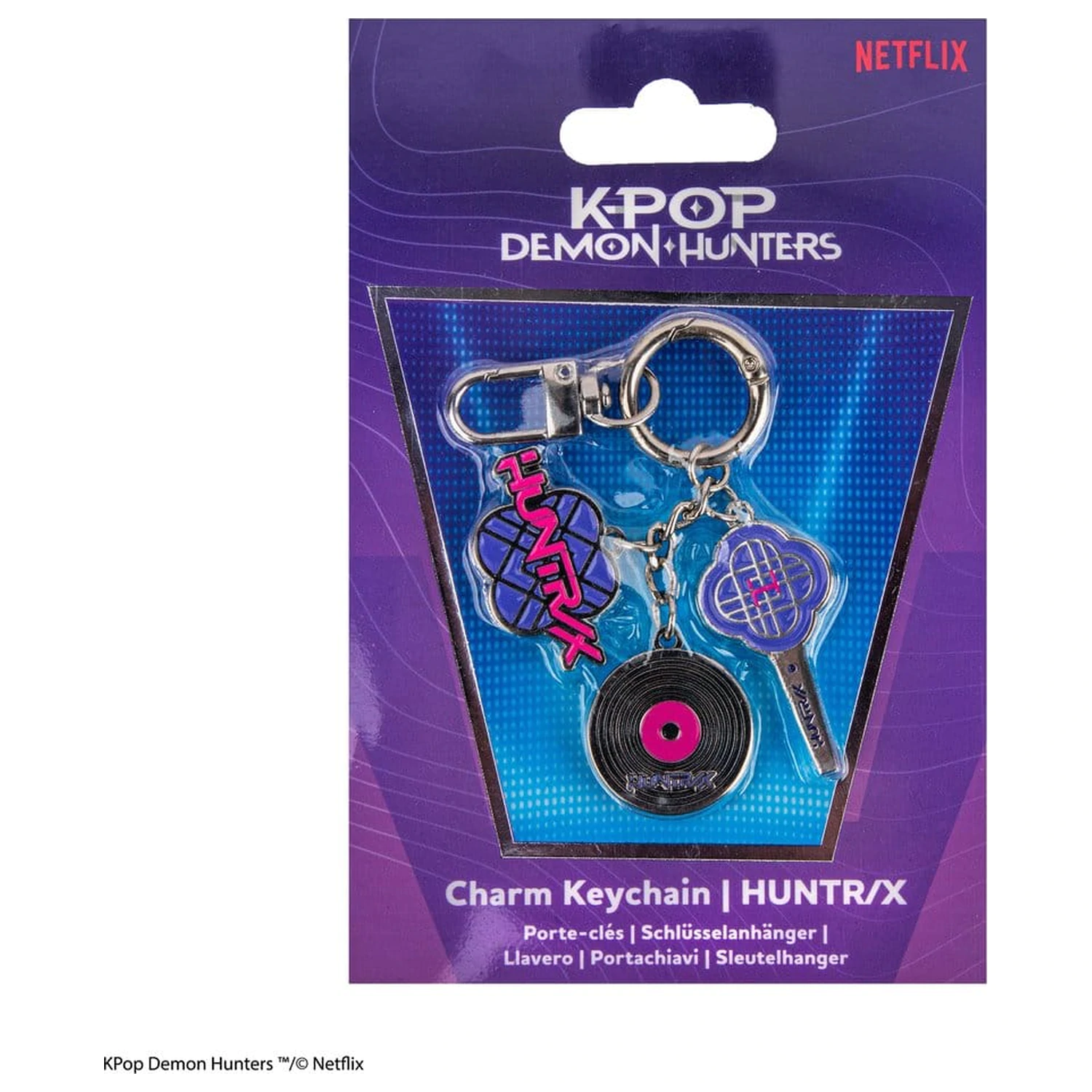 KPop Demon Hunters Charm Breloc HUNTR/X poza produsului