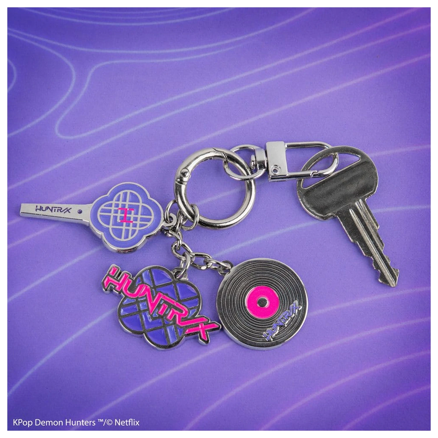 KPop Demon Hunters Charm Breloc HUNTR/X poza produsului