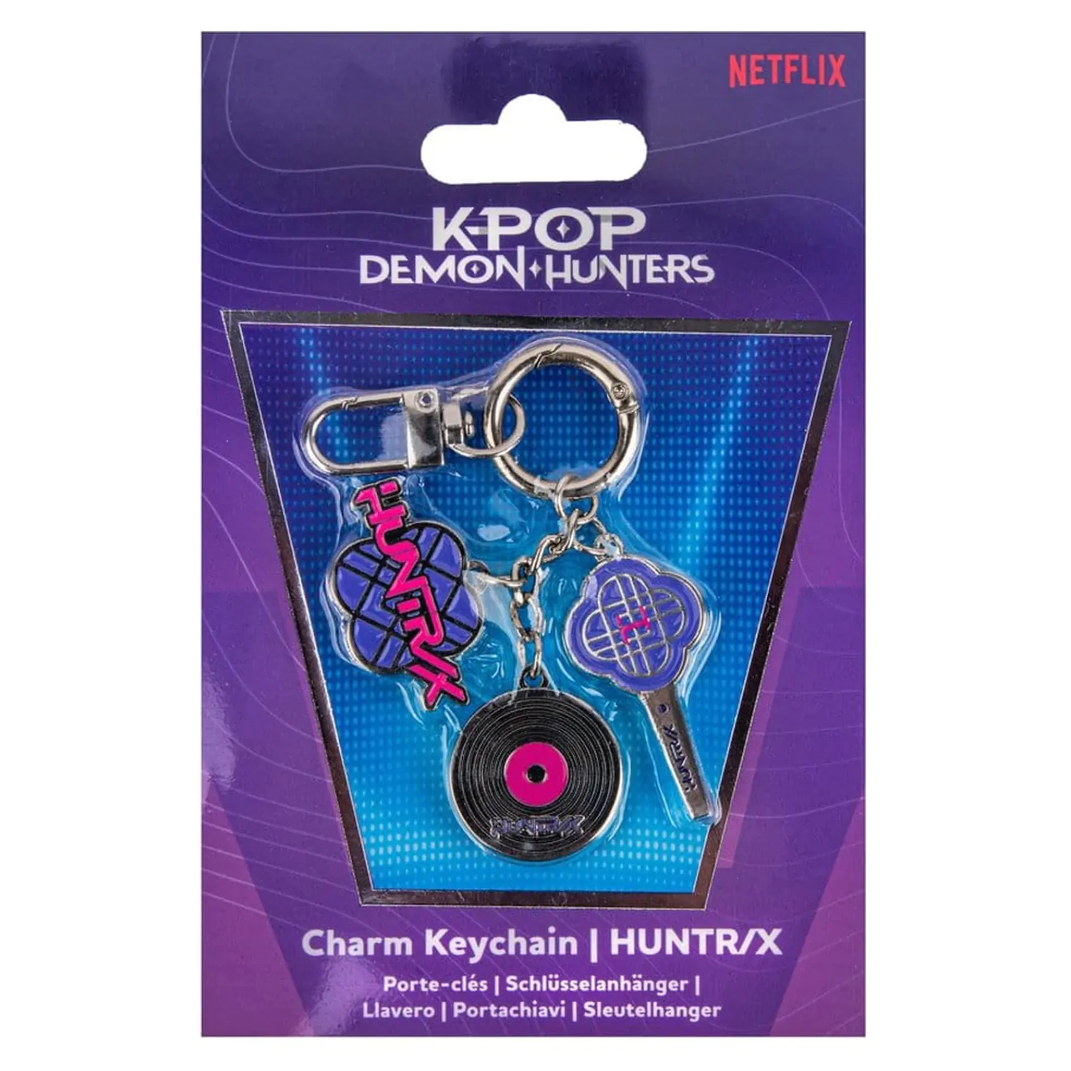 KPop Demon Hunters Charm Breloc HUNTR/X poza produsului