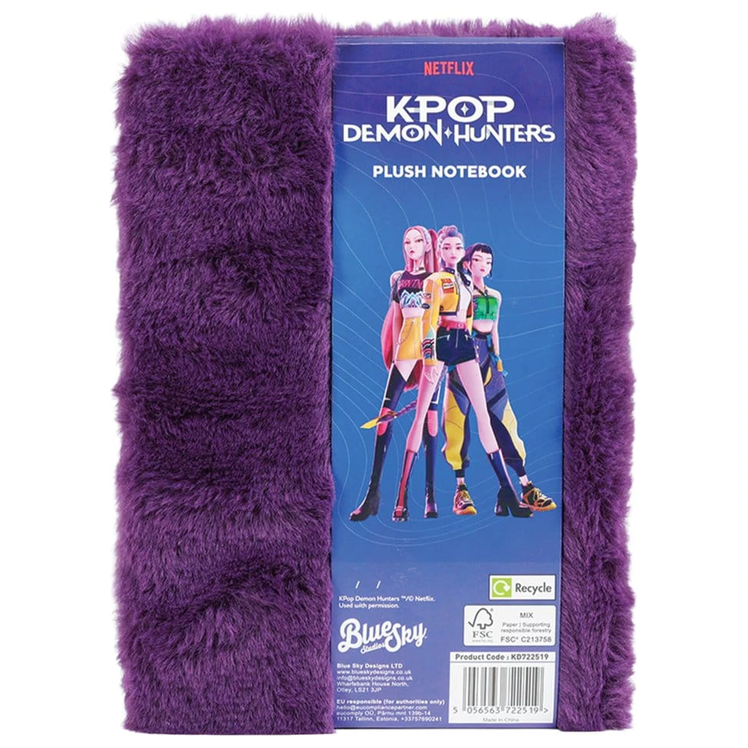 KPop Demon Hunters Caiet A5 Huntr/x Jucărie de pluș poza produsului