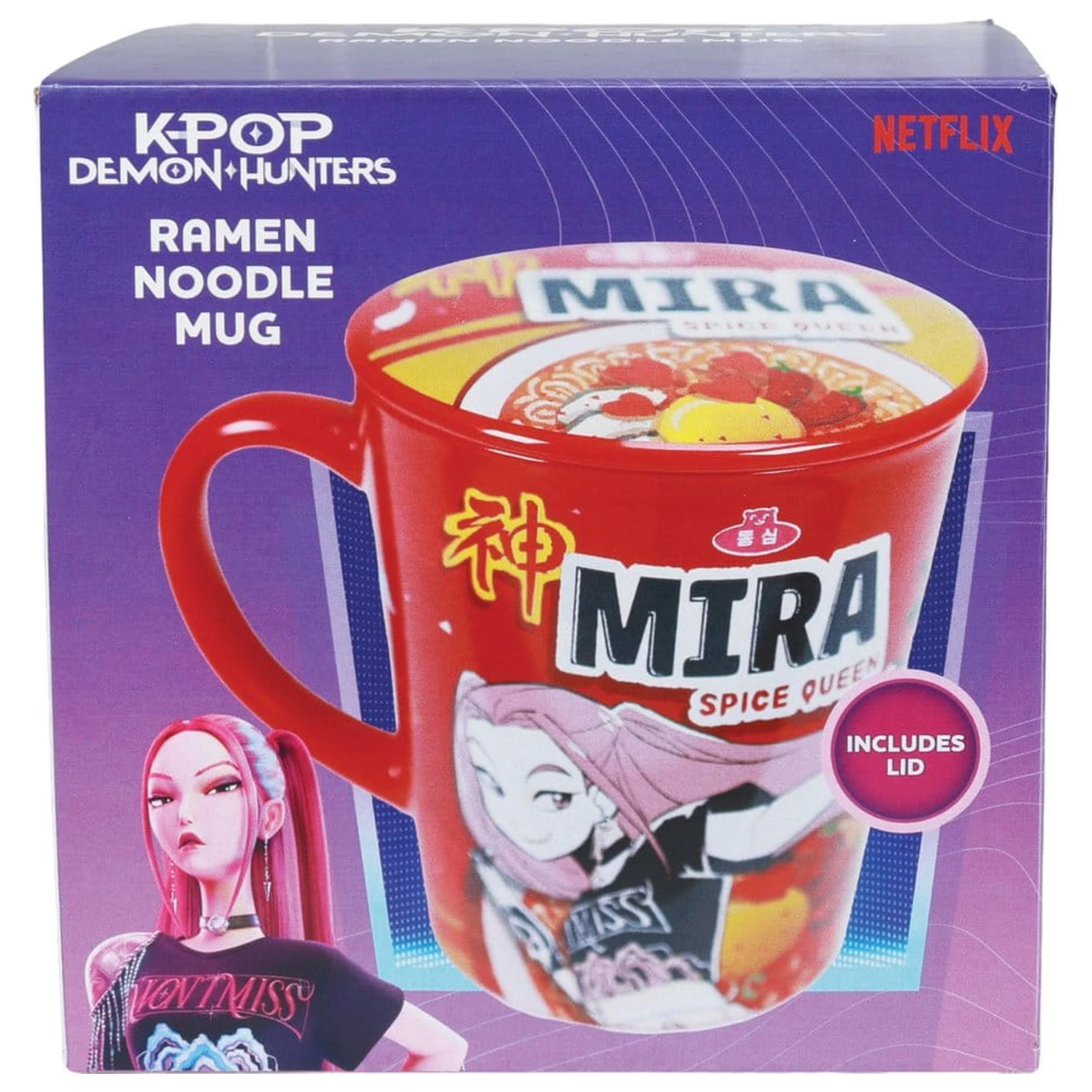 Kpop Demon Hunters Cană cu capac Huntr/x Ramen poza produsului