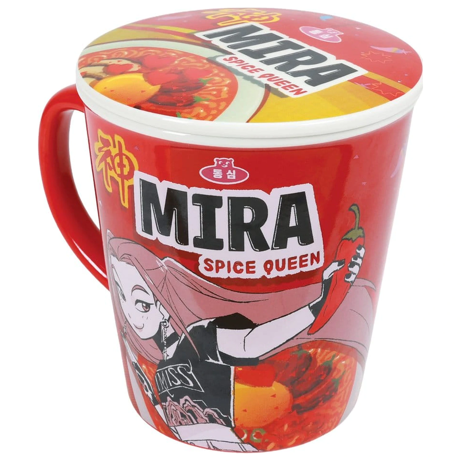 Kpop Demon Hunters Cană cu capac Huntr/x Ramen poza produsului