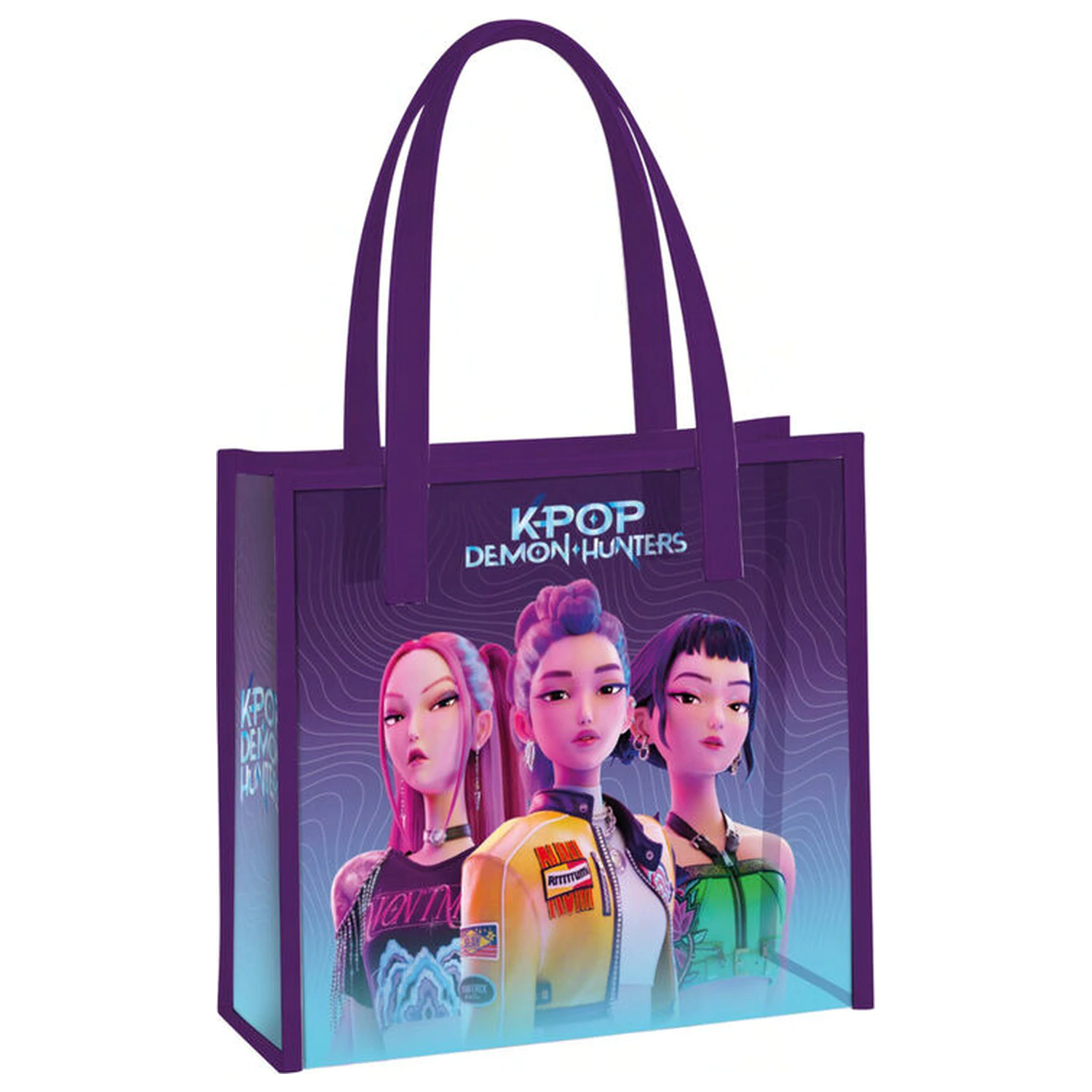 KPop Demon Hunters Huntrix geanta de cumparaturi poza produsului