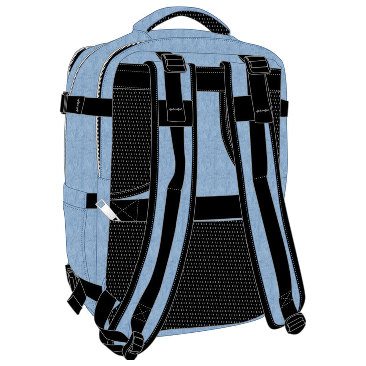 Kpop Demon Hunters Huntrix Cabin geanta de voiaj tip rucsac 44cm poza produsului