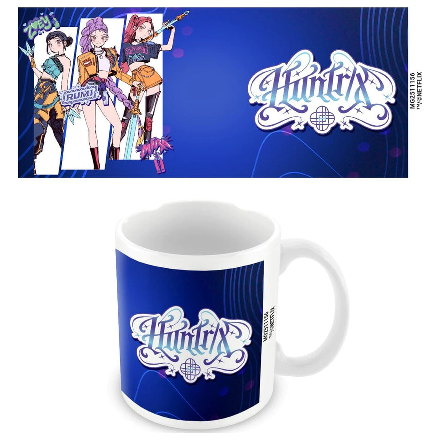 Kpop Demon Hunters Huntrix Logo cana 325ml poza produsului