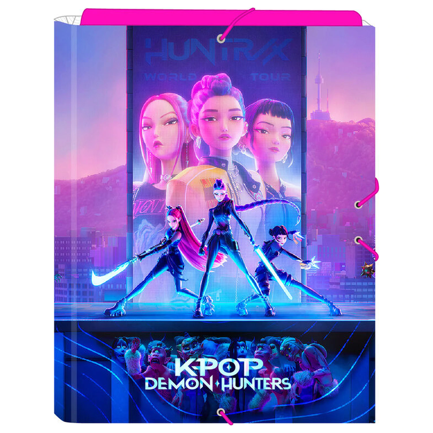 Kpop Demon Hunters biblioraft cu clapa poza produsului