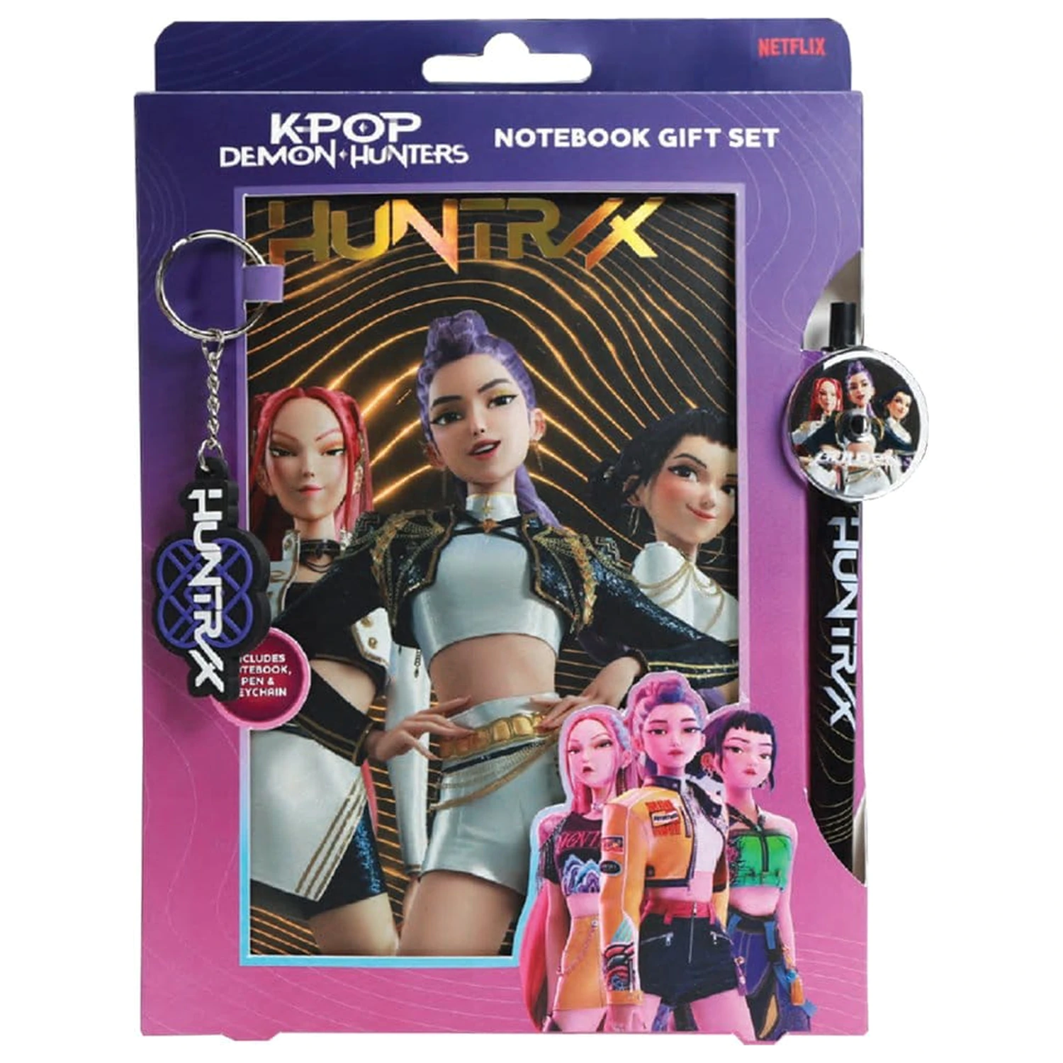 KPop Demon Hunters Set de cadouri caiet Golden poza produsului