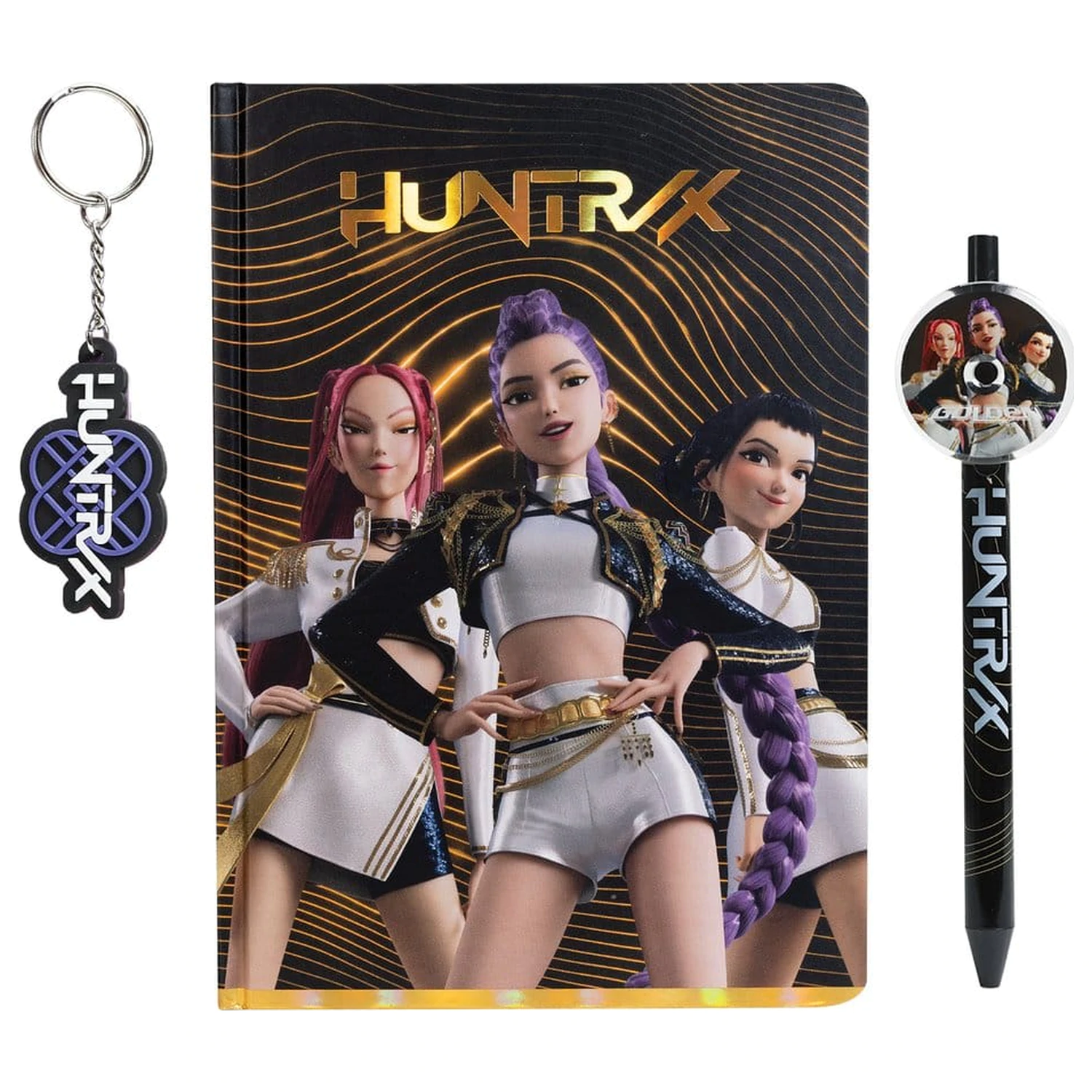 KPop Demon Hunters Set de cadouri caiet Golden poza produsului