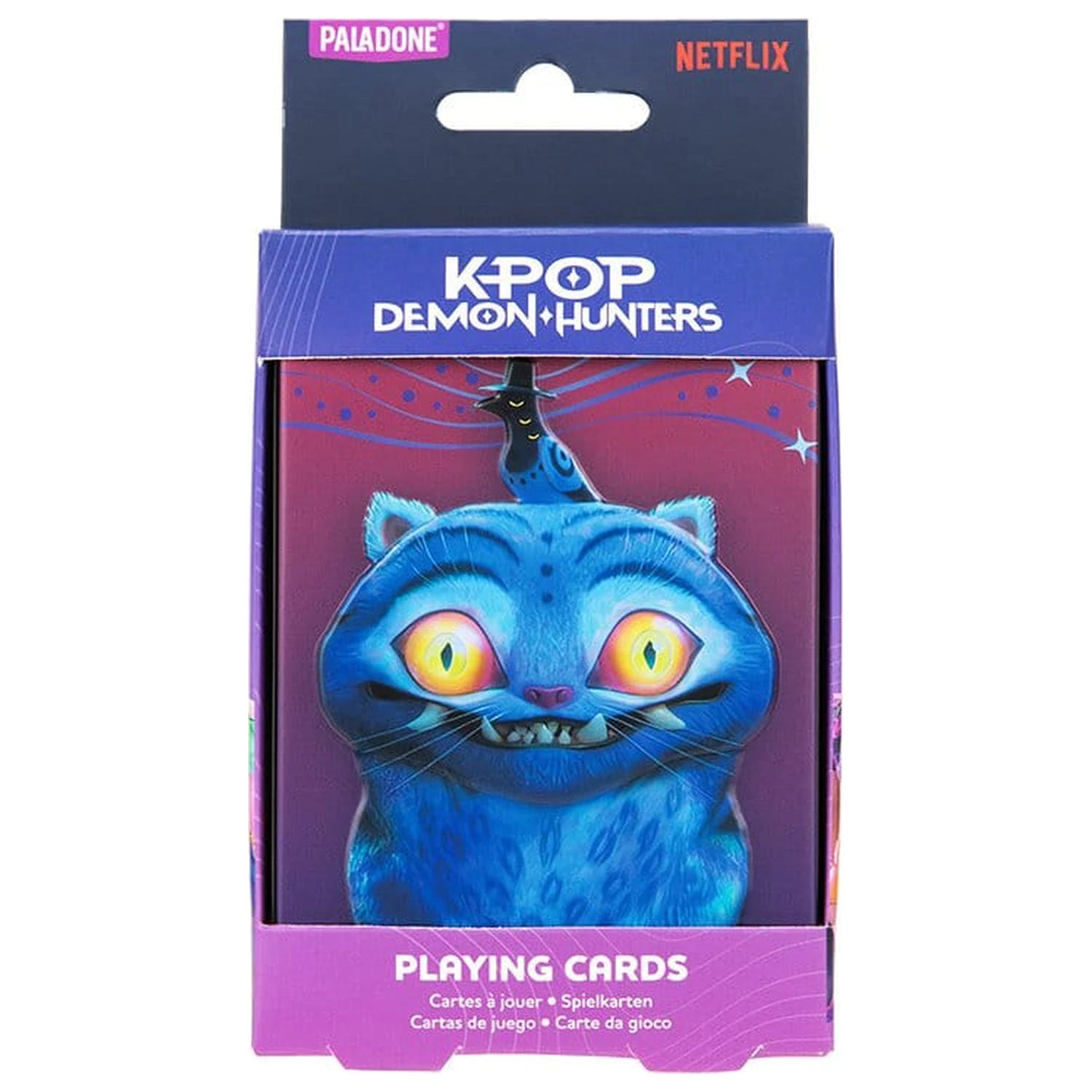 KPop Demon Hunters Playing Cards in a Tin - carti de joc intr o cutie metalica poza produsului
