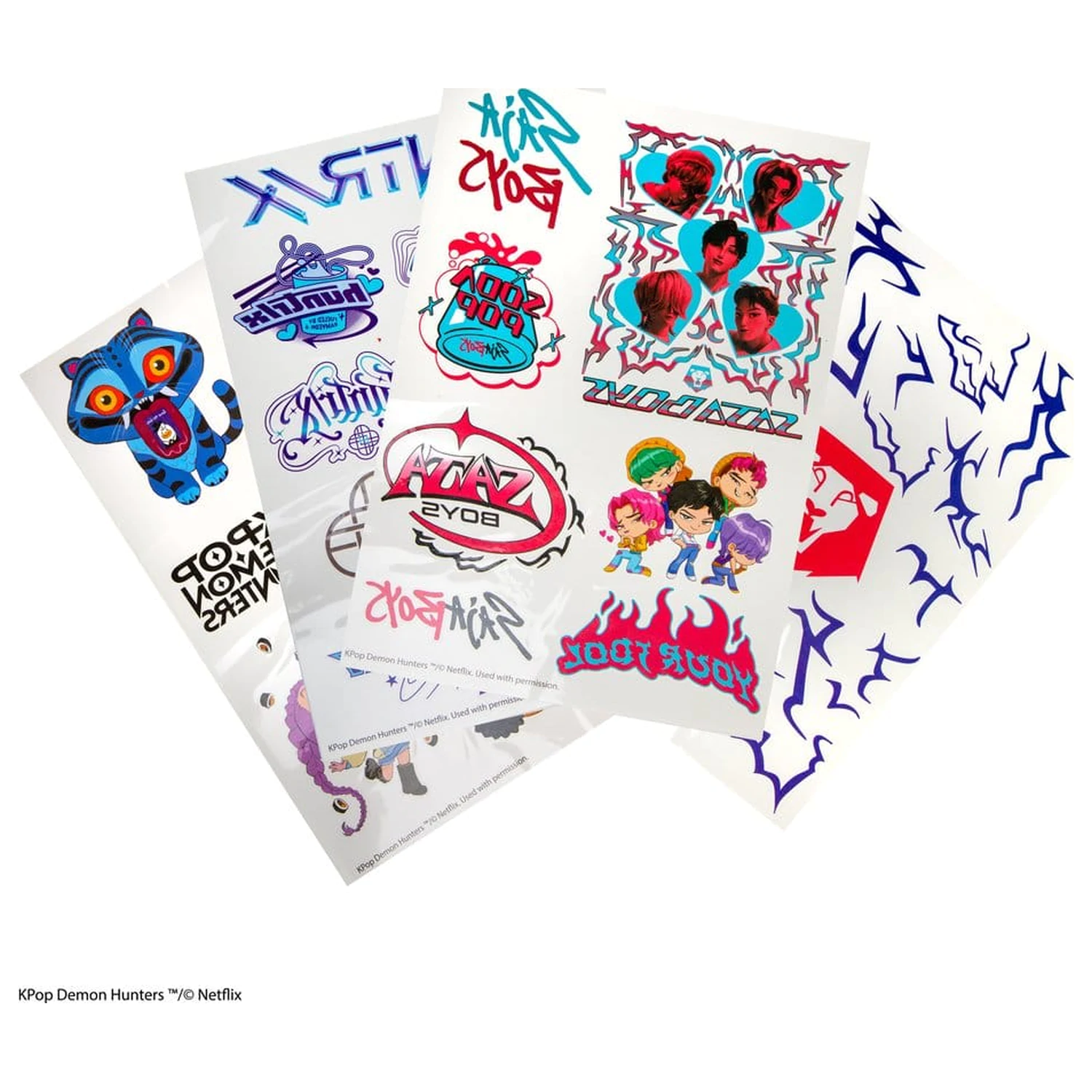 KPop Demon Hunters Autocolante Tatuaj KPop Demon Hunters poza produsului