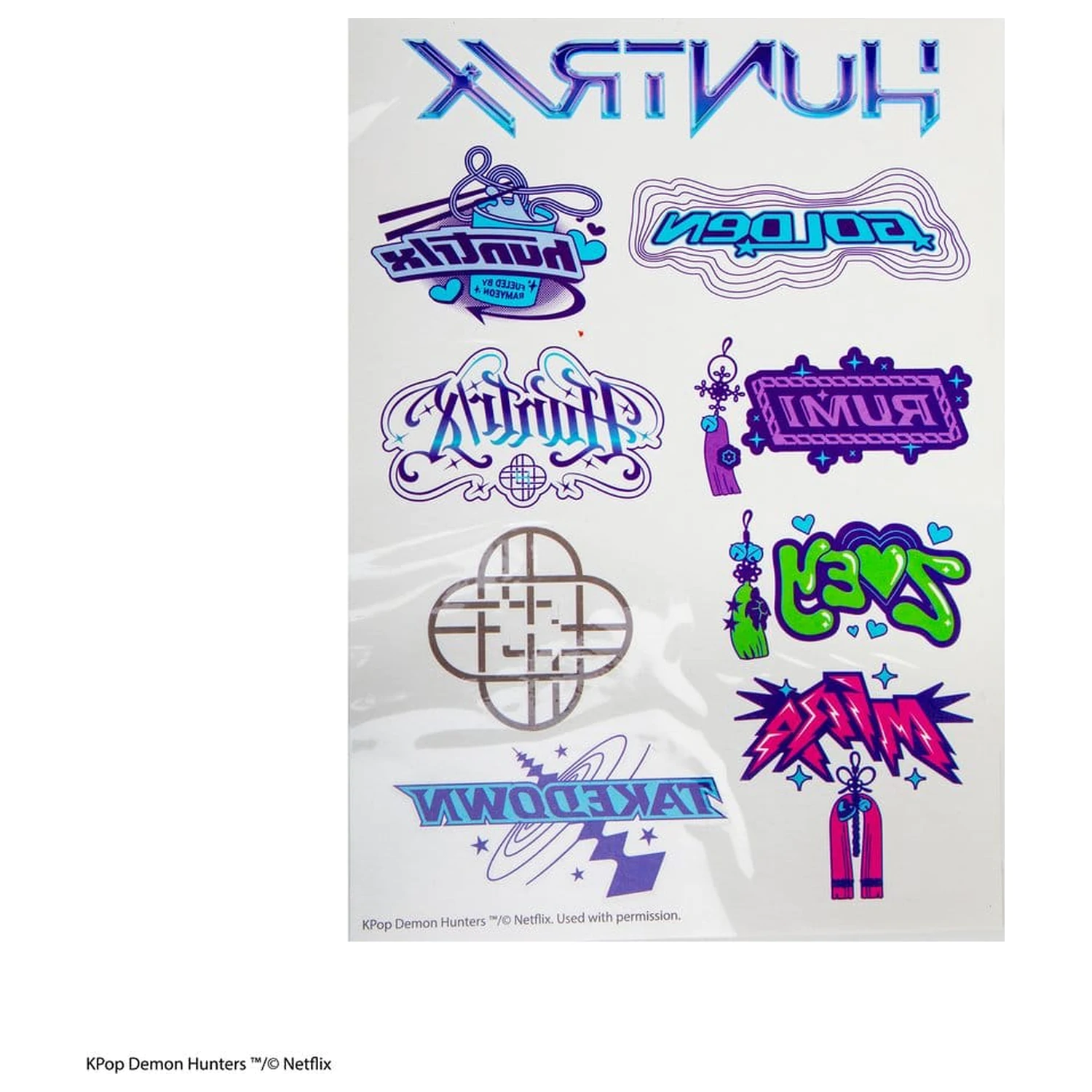 KPop Demon Hunters Autocolante Tatuaj KPop Demon Hunters poza produsului