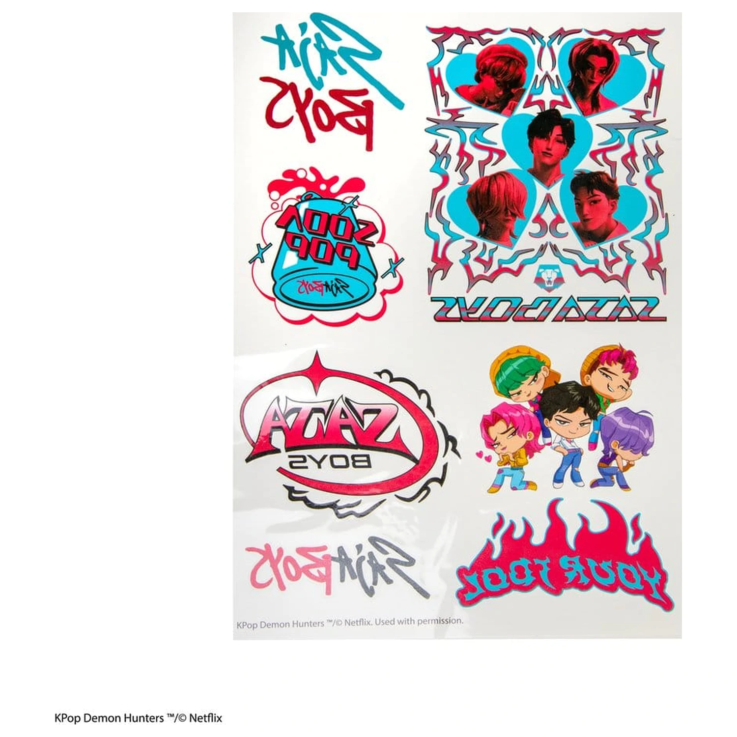 KPop Demon Hunters Autocolante Tatuaj KPop Demon Hunters poza produsului