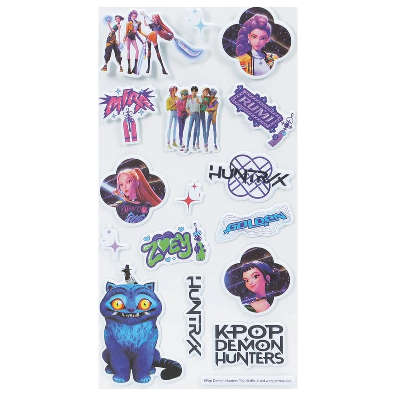 KPop Demon Hunters Set de abtibilduri Puff poza produsului