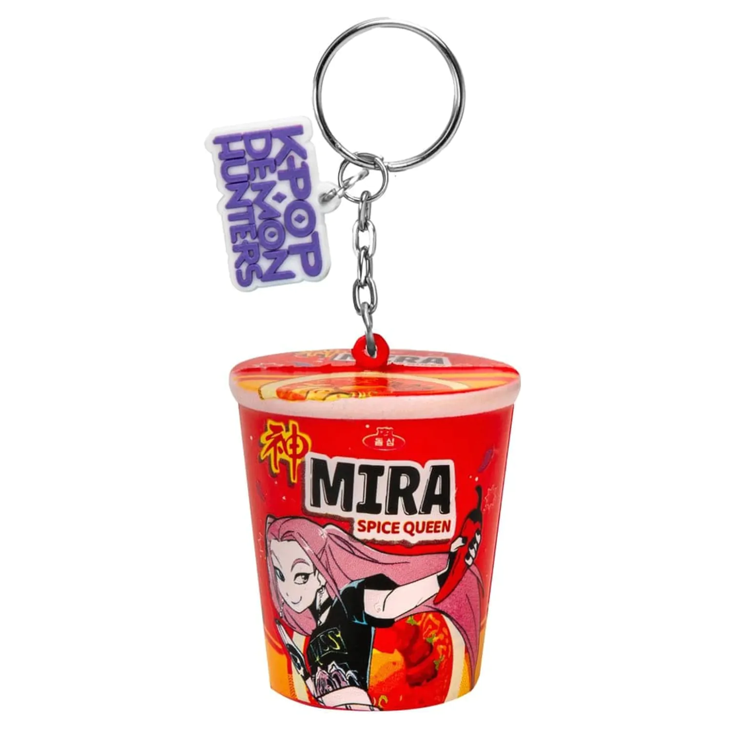 KPop Demon Hunters Breloc moale Mira Spice Queen Noodles poza produsului
