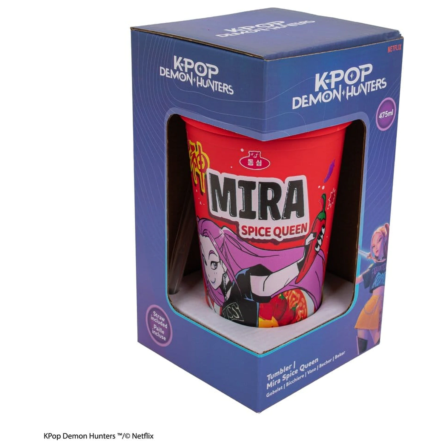 KPop Demon Hunters Tumbler Mira Spice Queen poza produsului