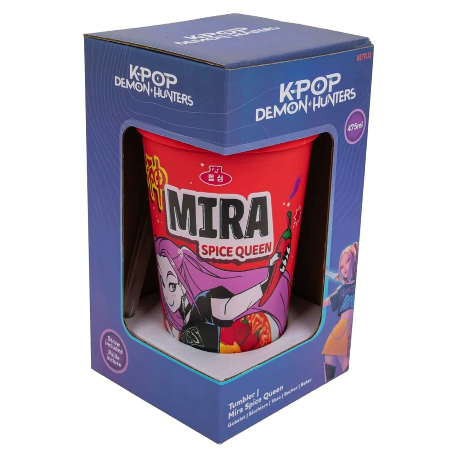 KPop Demon Hunters Tumbler Mira Spice Queen poza produsului