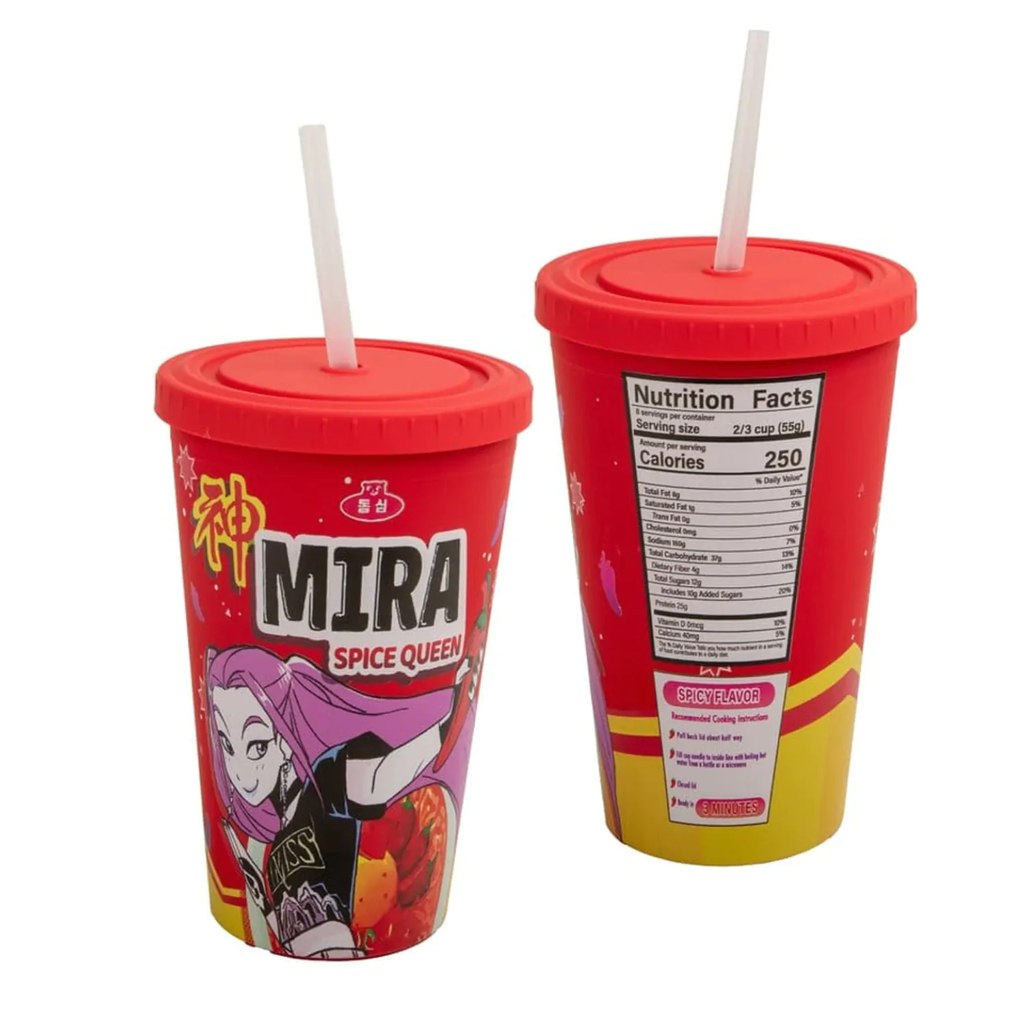 KPop Demon Hunters Tumbler Mira Spice Queen poza produsului