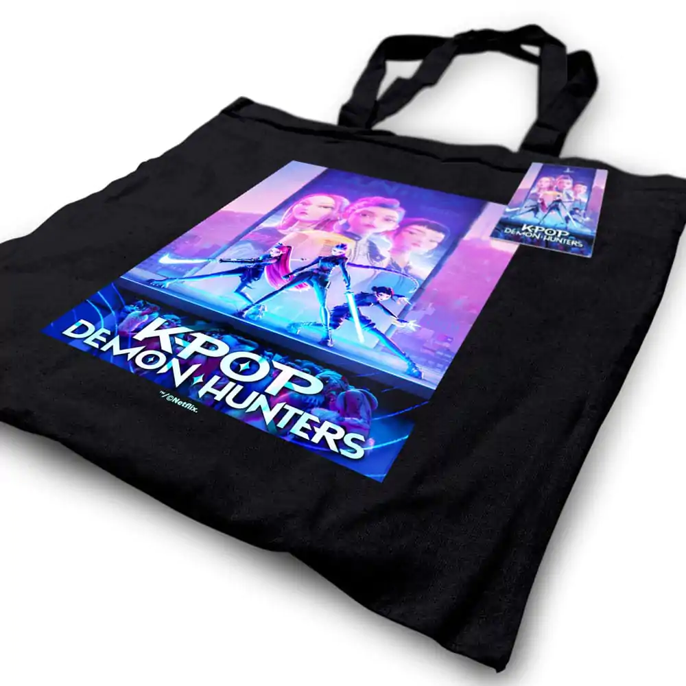 KPop Demon Hunters Tote Bag Movie Key Art poza produsului