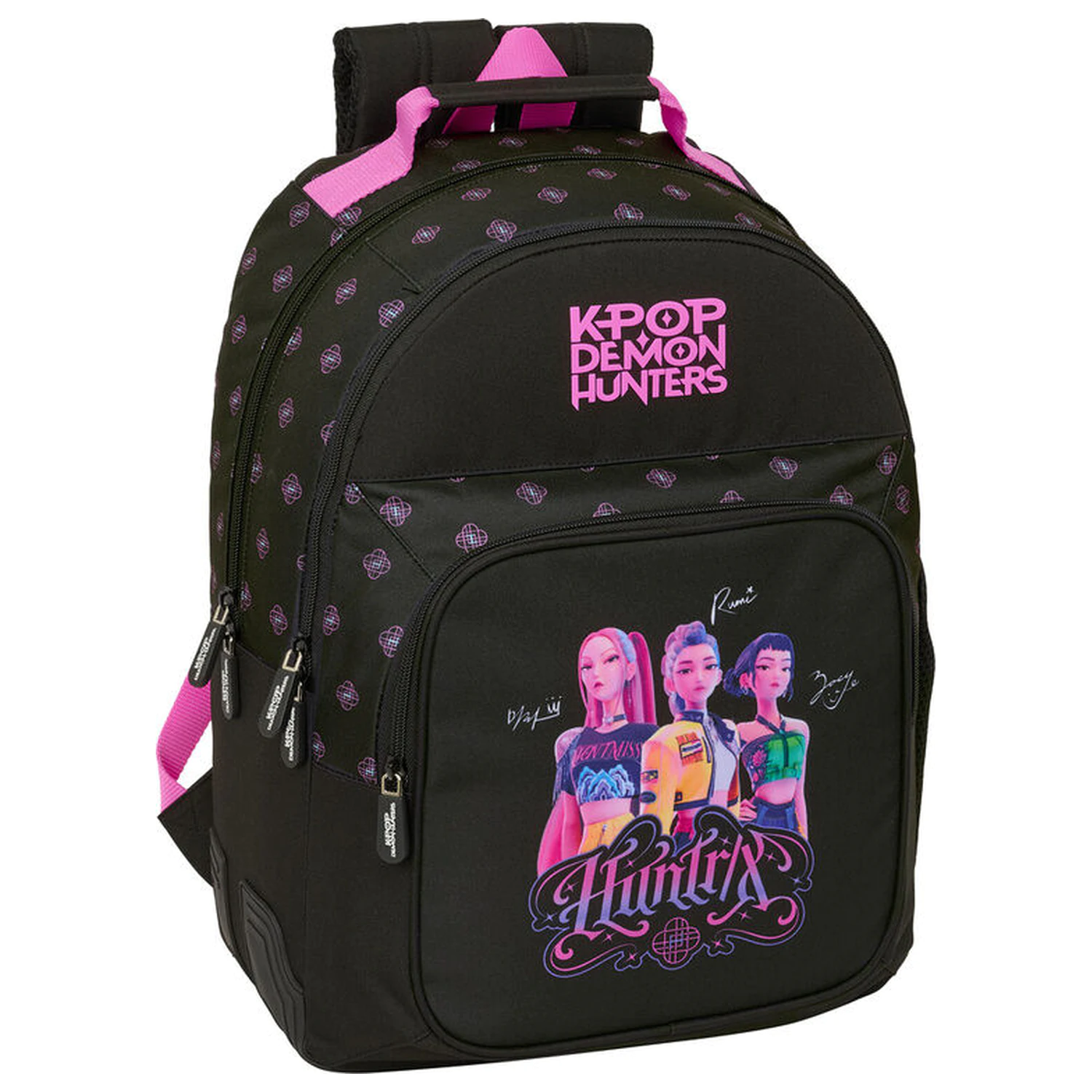 Kpop Demon Hunters Negra rucsac dublu poza produsului