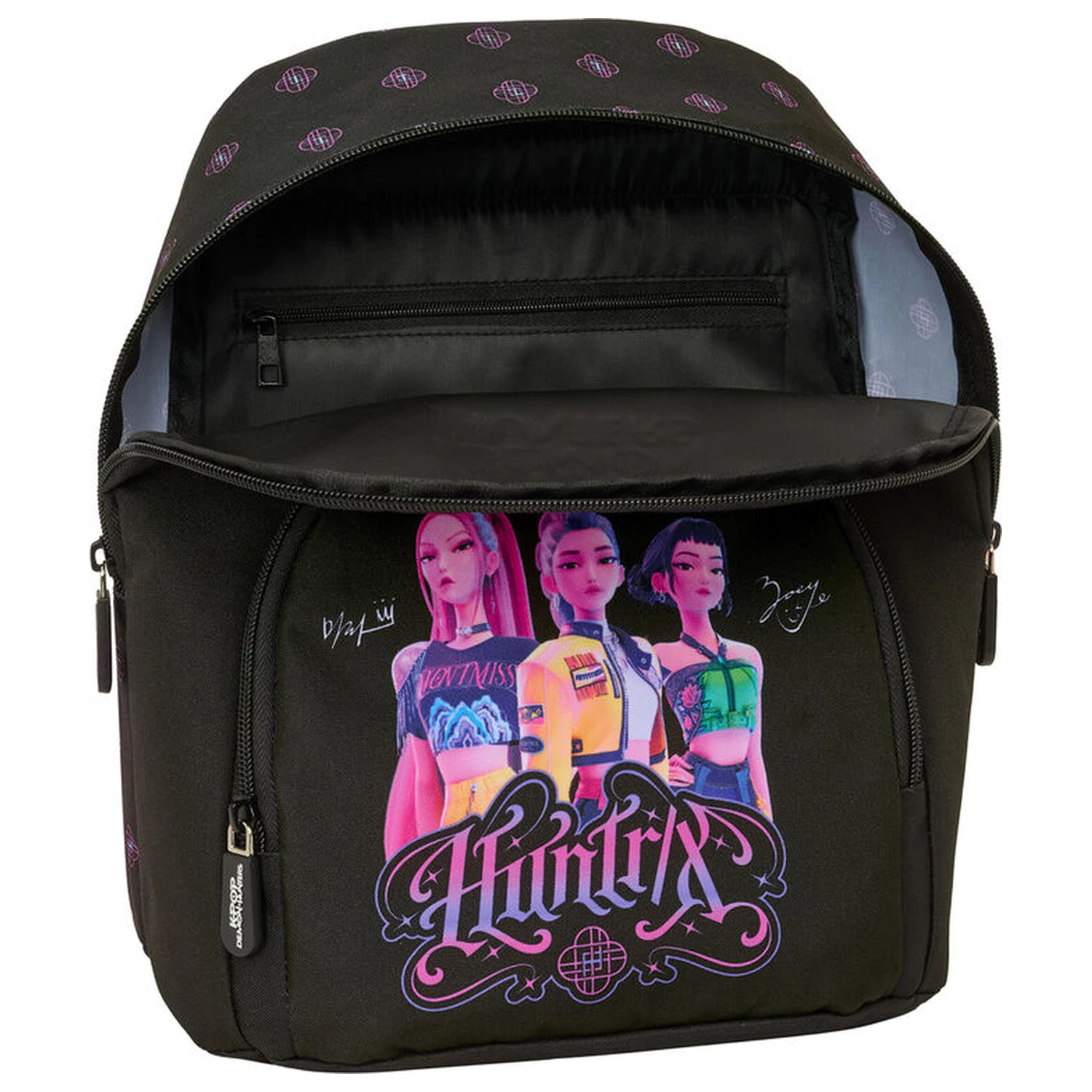 Kpop Demon Hunters Negra rucsac poza produsului