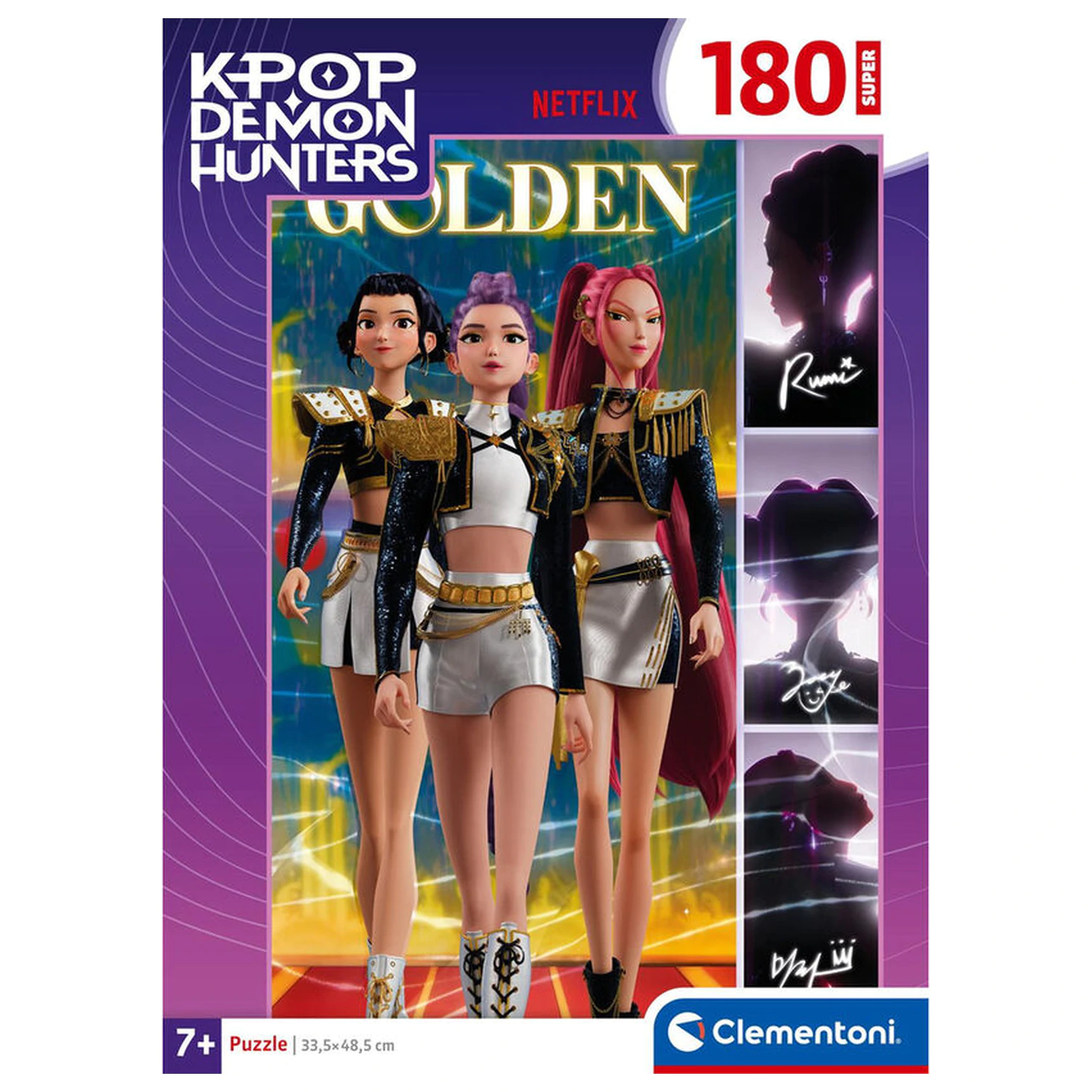 Kpop Demon Hunters puzzle 180 piese poza produsului