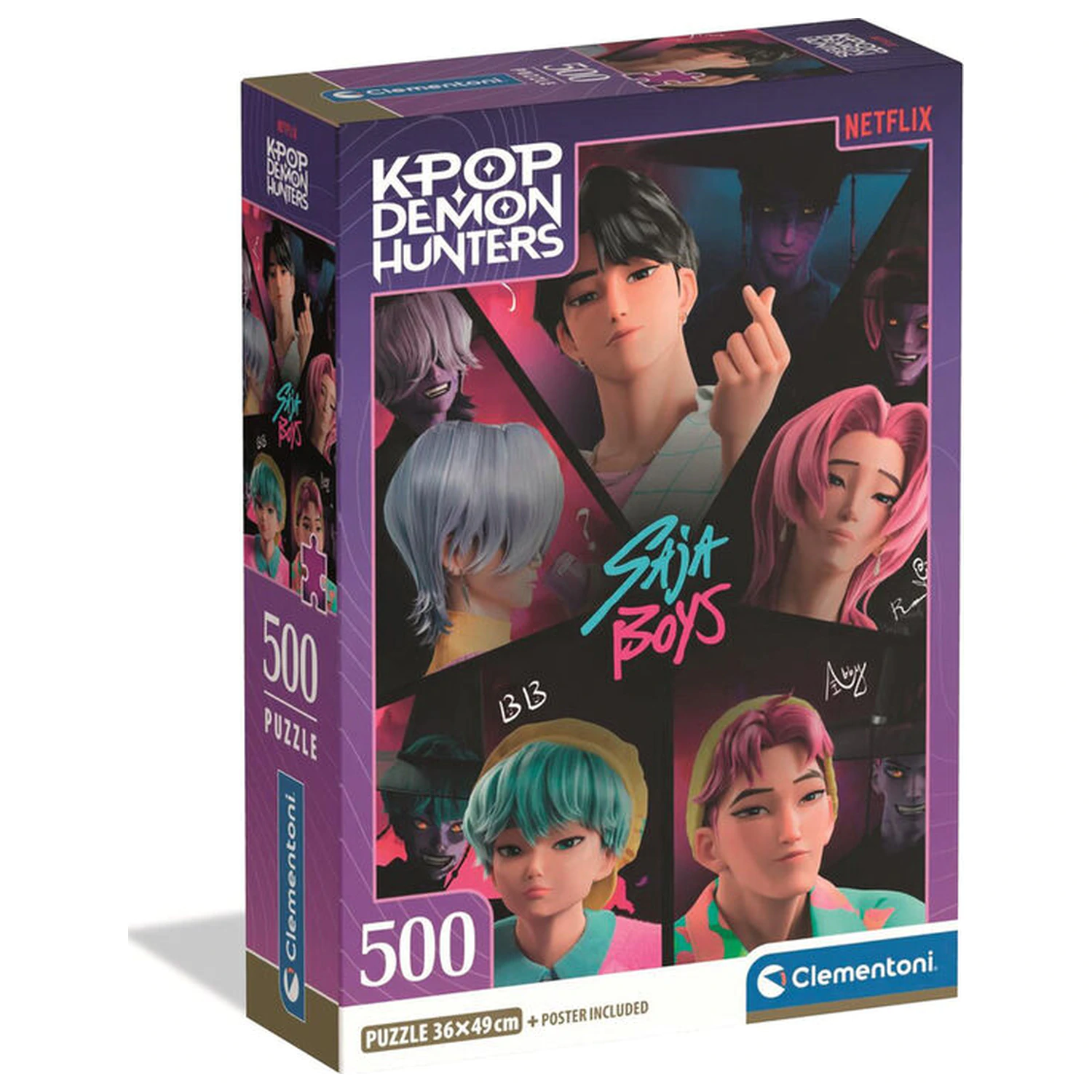 Kpop Demon Hunters puzzle 500 de piese poza produsului