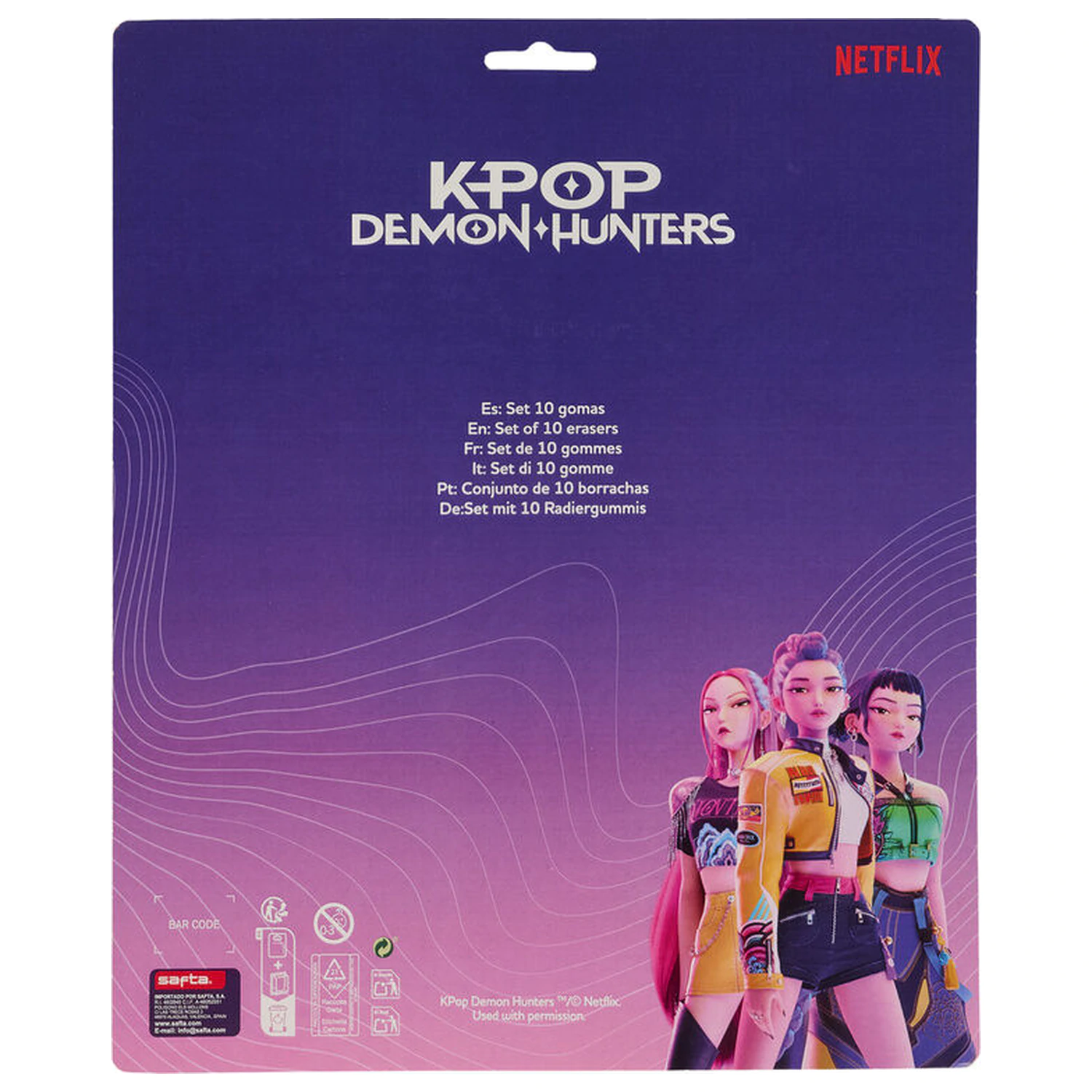 Set de gume Kpop Demon Hunters poza produsului