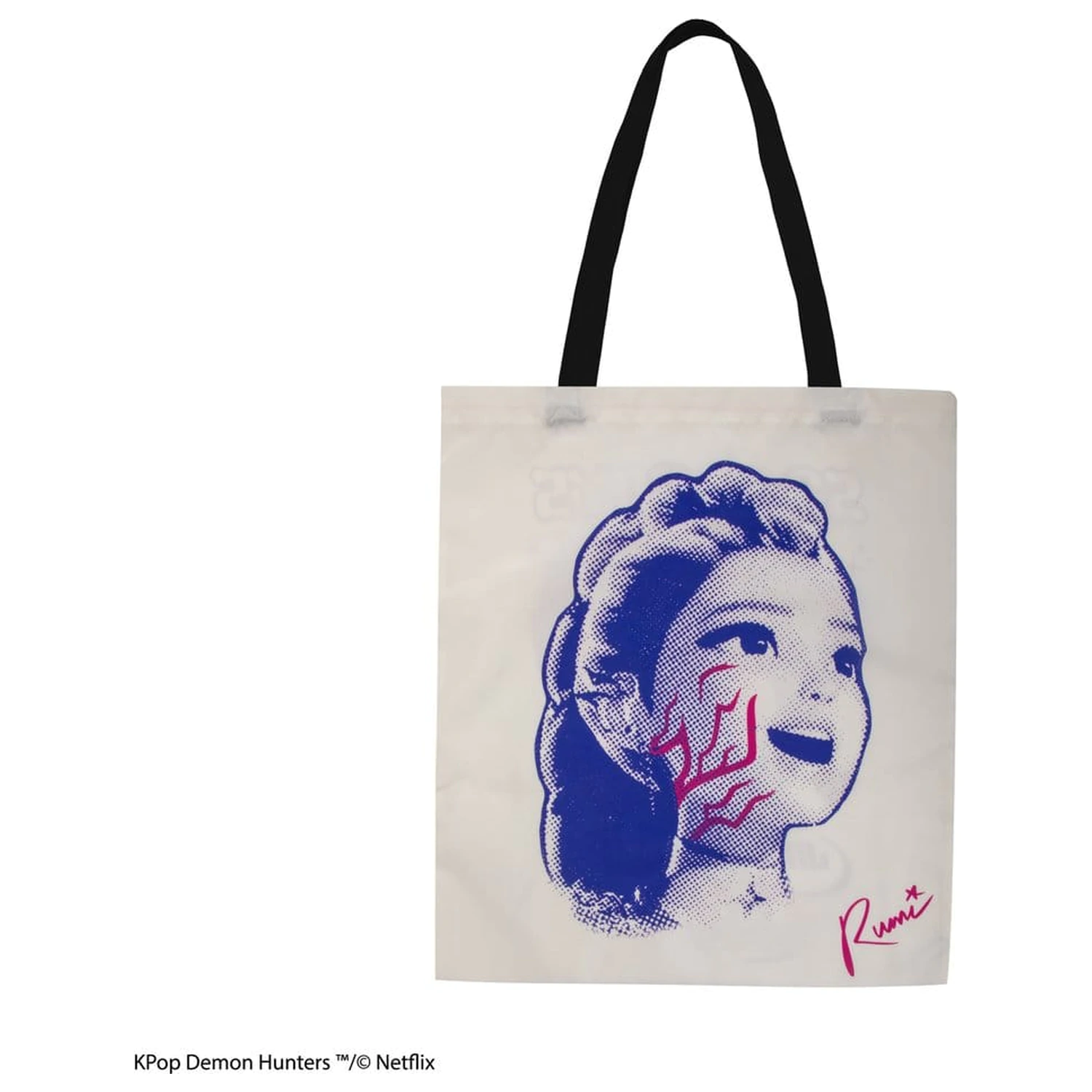 KPop Demon Hunters Tote Bag Rumi si Jinu poza produsului