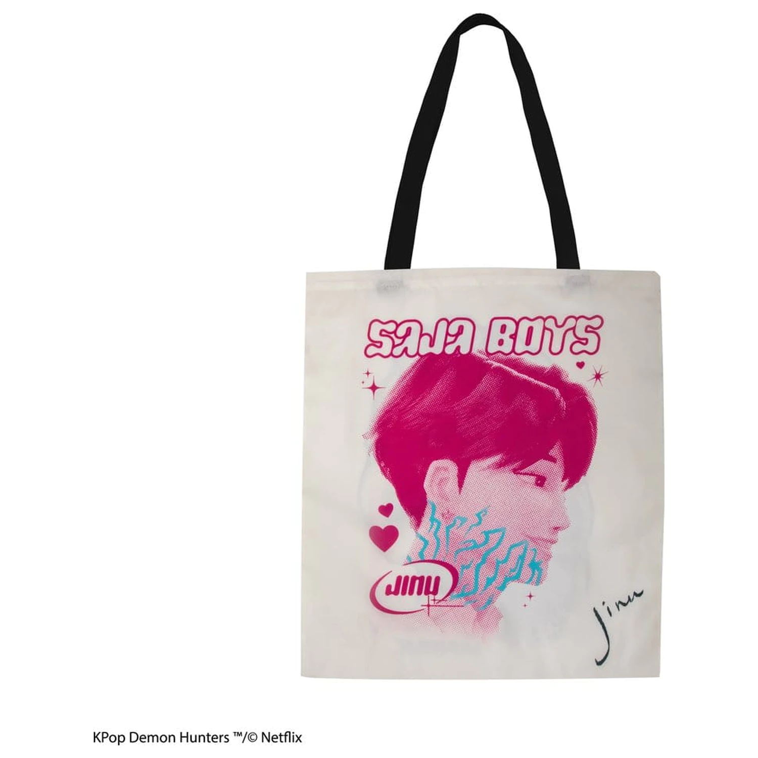 KPop Demon Hunters Tote Bag Rumi si Jinu poza produsului