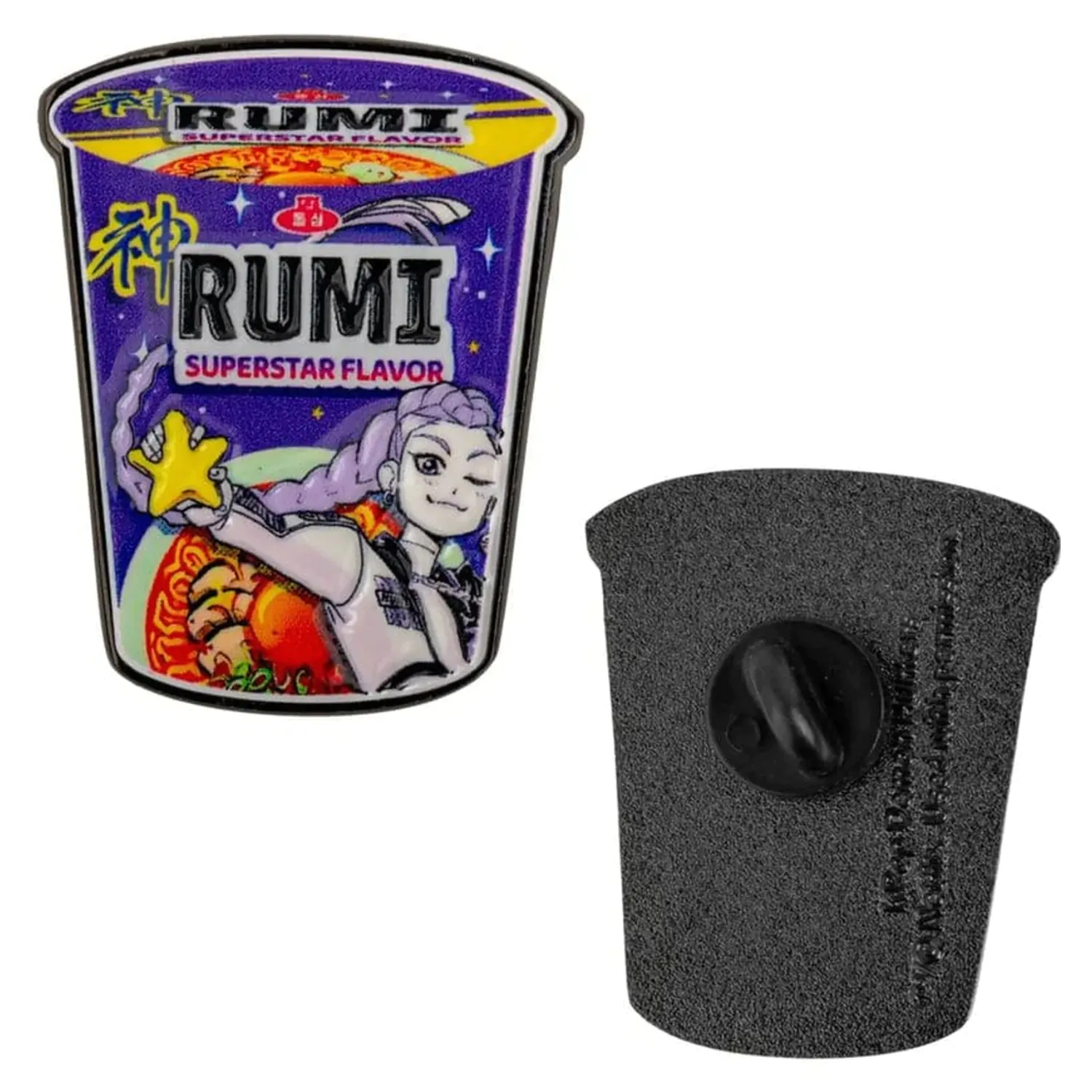 KPop Demon Hunters Pin Rumi Superstar Flavor Noodles poza produsului