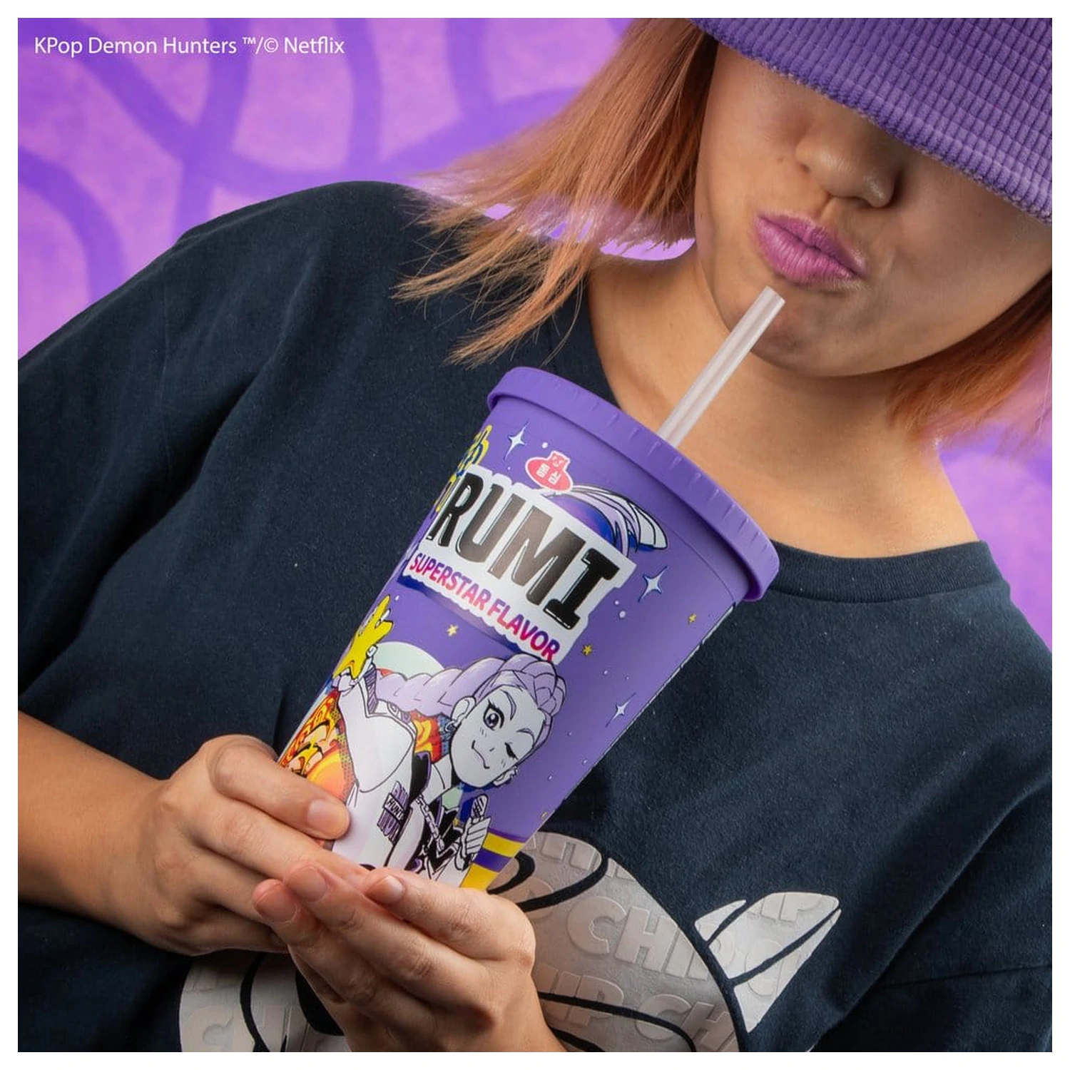 KPop Demon Hunters Tumbler Rumi Superstar Flavor poza produsului