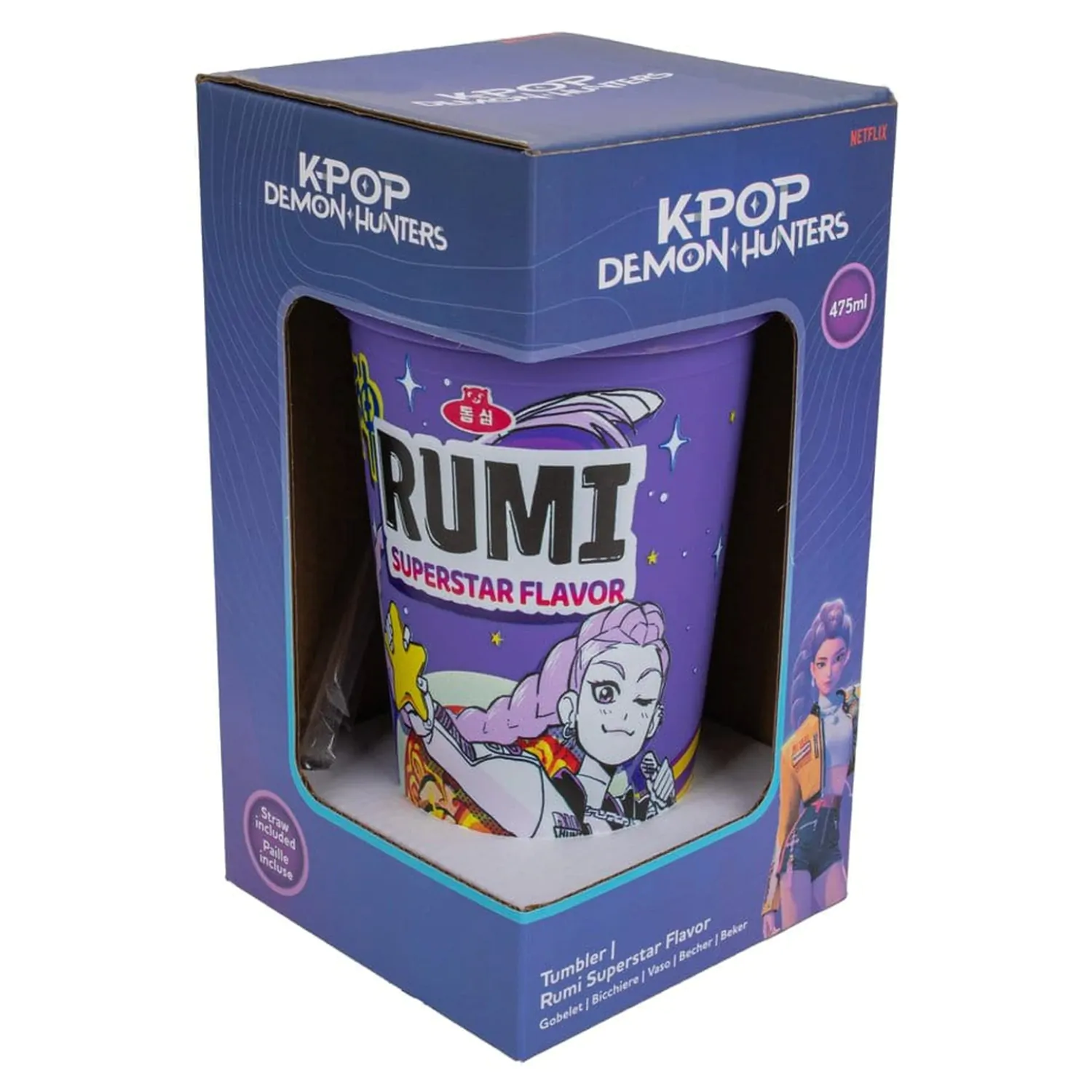 KPop Demon Hunters Tumbler Rumi Superstar Flavor poza produsului